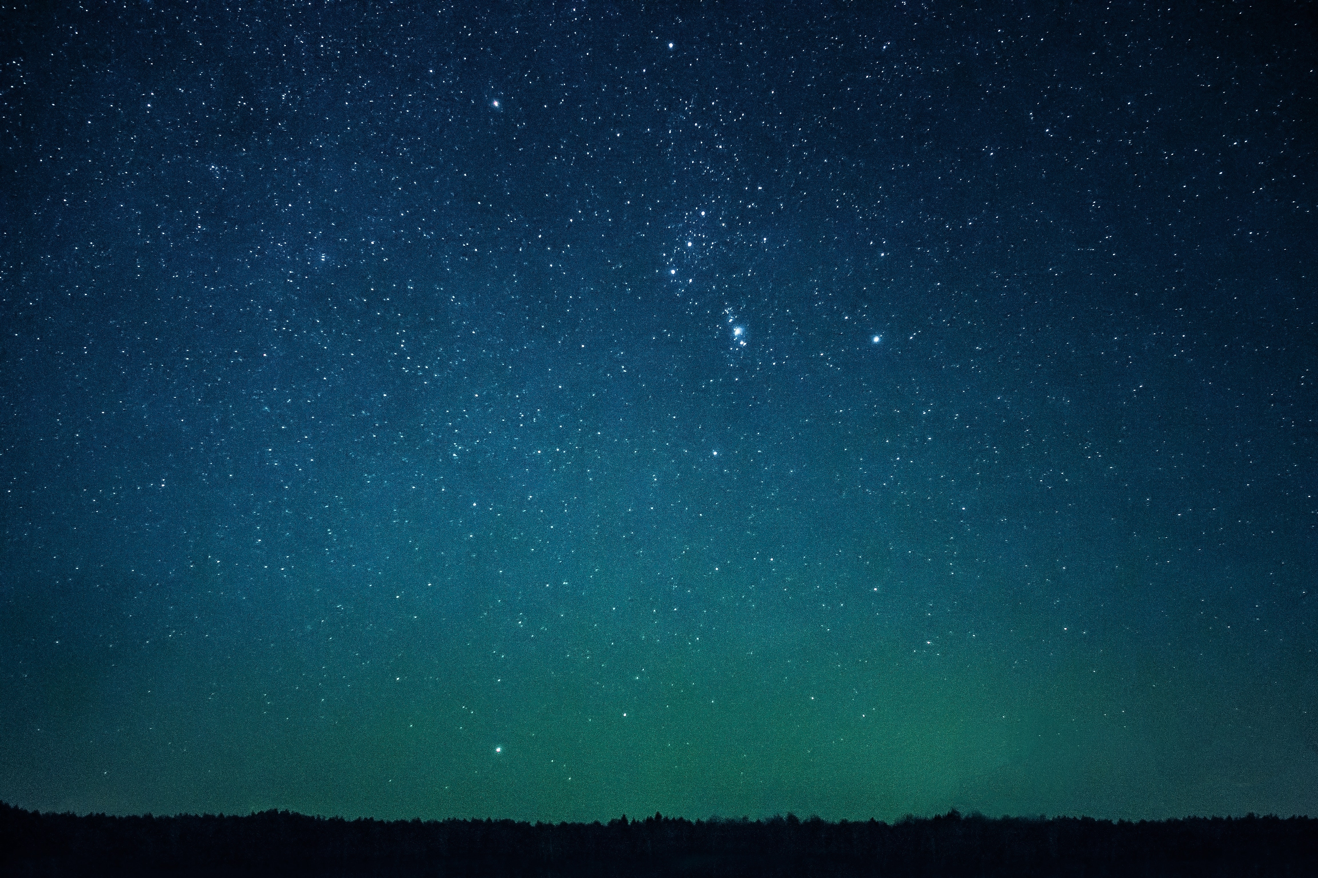 Stars in night sky photo