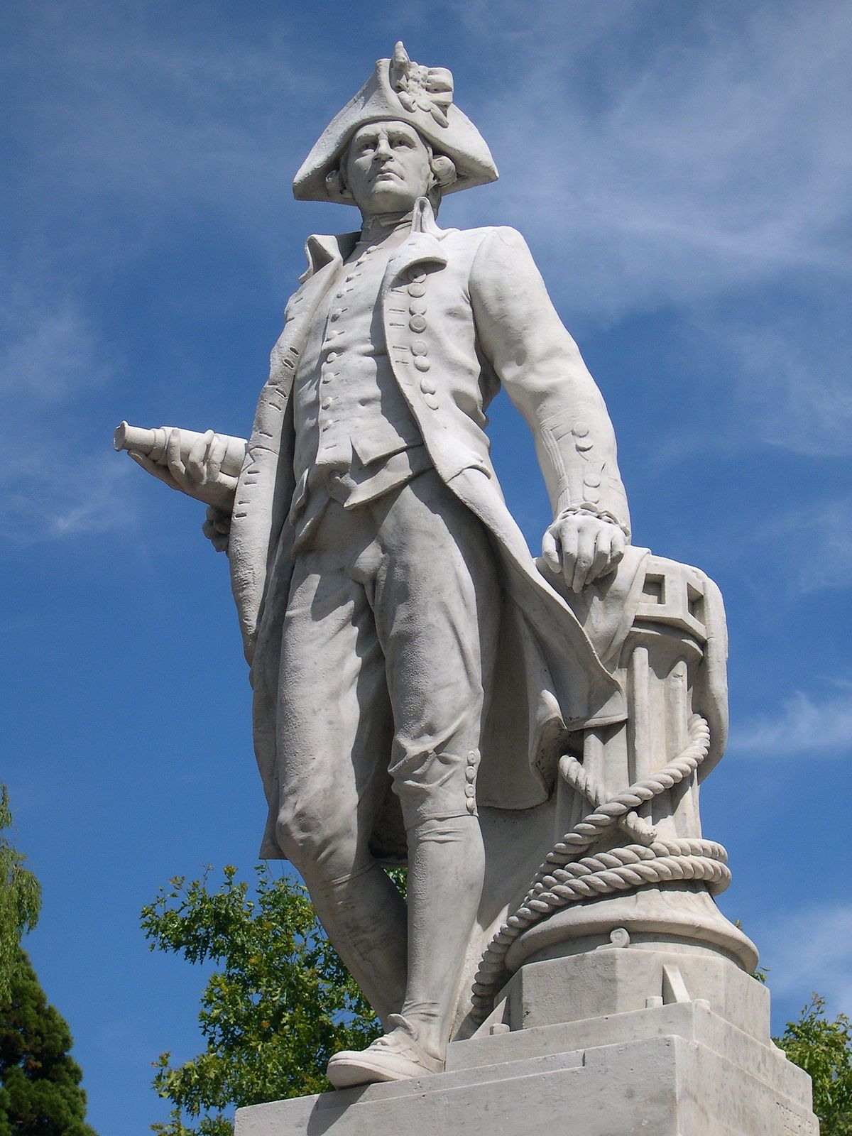 Cook Statue, Christchurch - Wikipedia