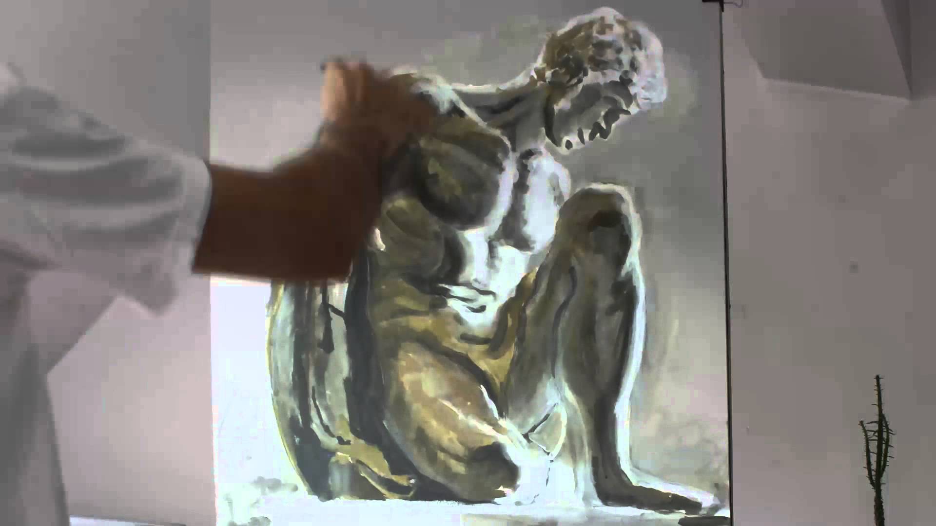 Painting time lapse - Statue - YouTube
