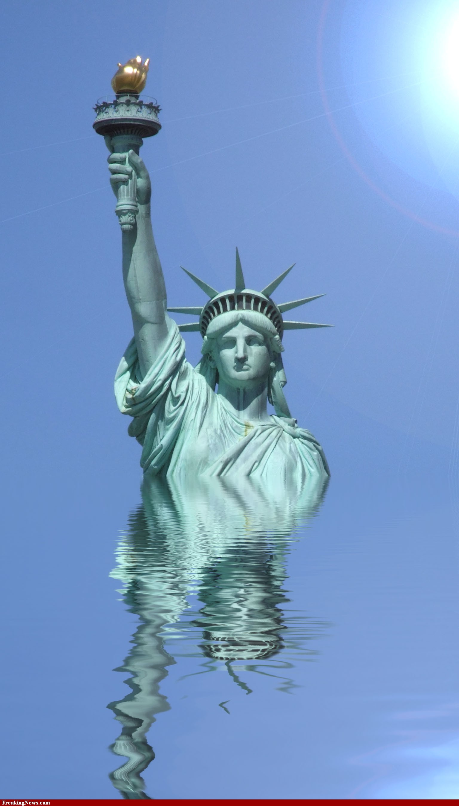 Statue of Liberty images Statue of Liberty Under Water HD wallpaper ...