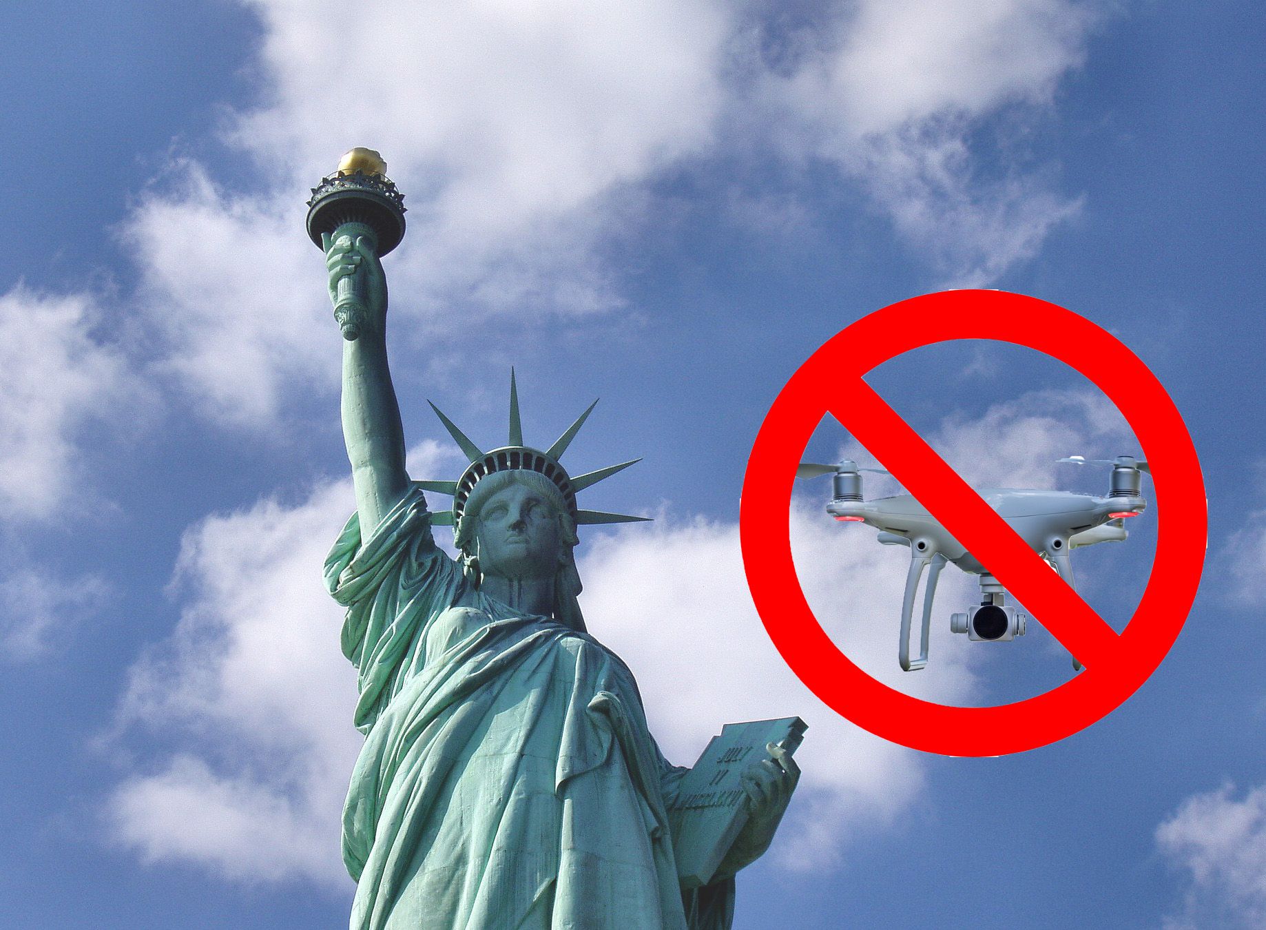 FAA restricts drones over Statue of Liberty and nine other major ...