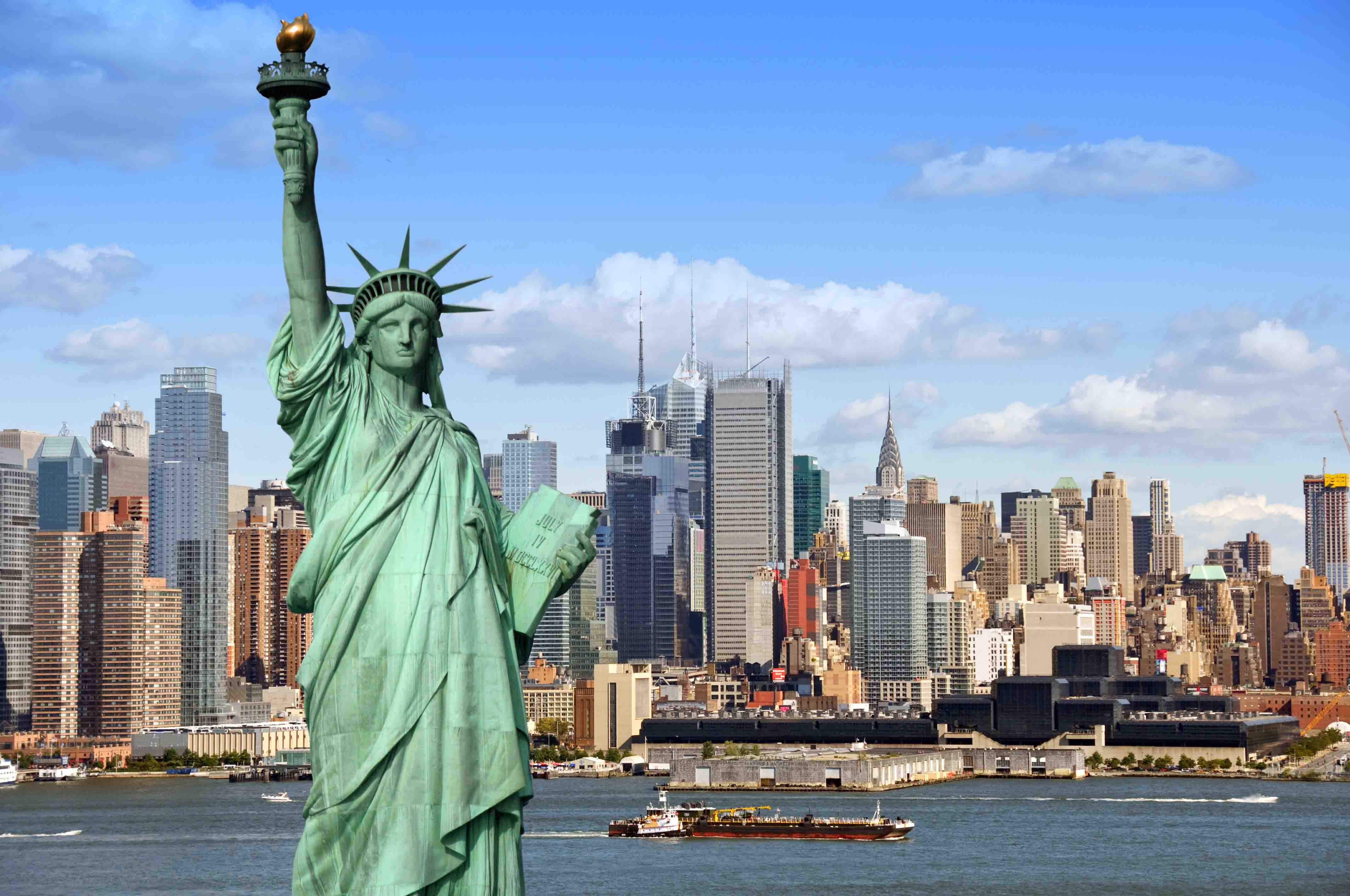 Statue Liberty New York City Canvas Print - PrintGround