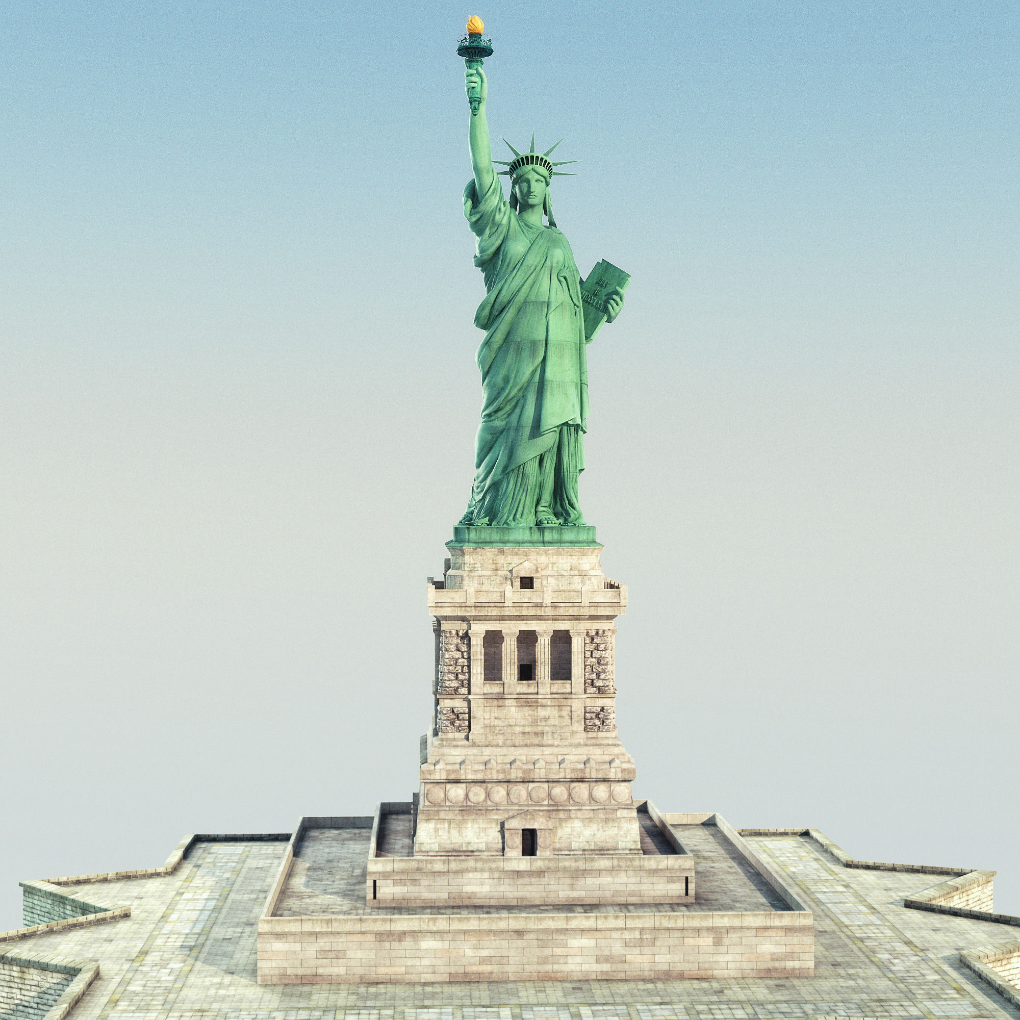 3D model staton Statue of Liberty | CGTrader