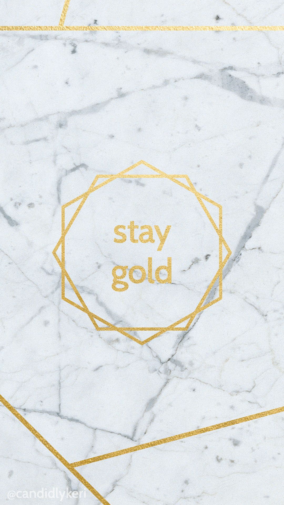 Stay gold, gold and granite quote for wallpaper on desktop, iphone ...
