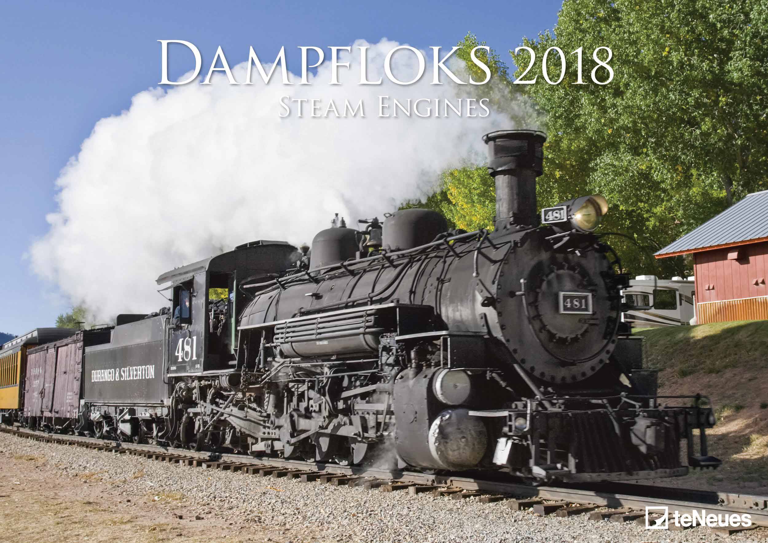 Steam Engines A3 Calendar 2018 - Calendar Club UK