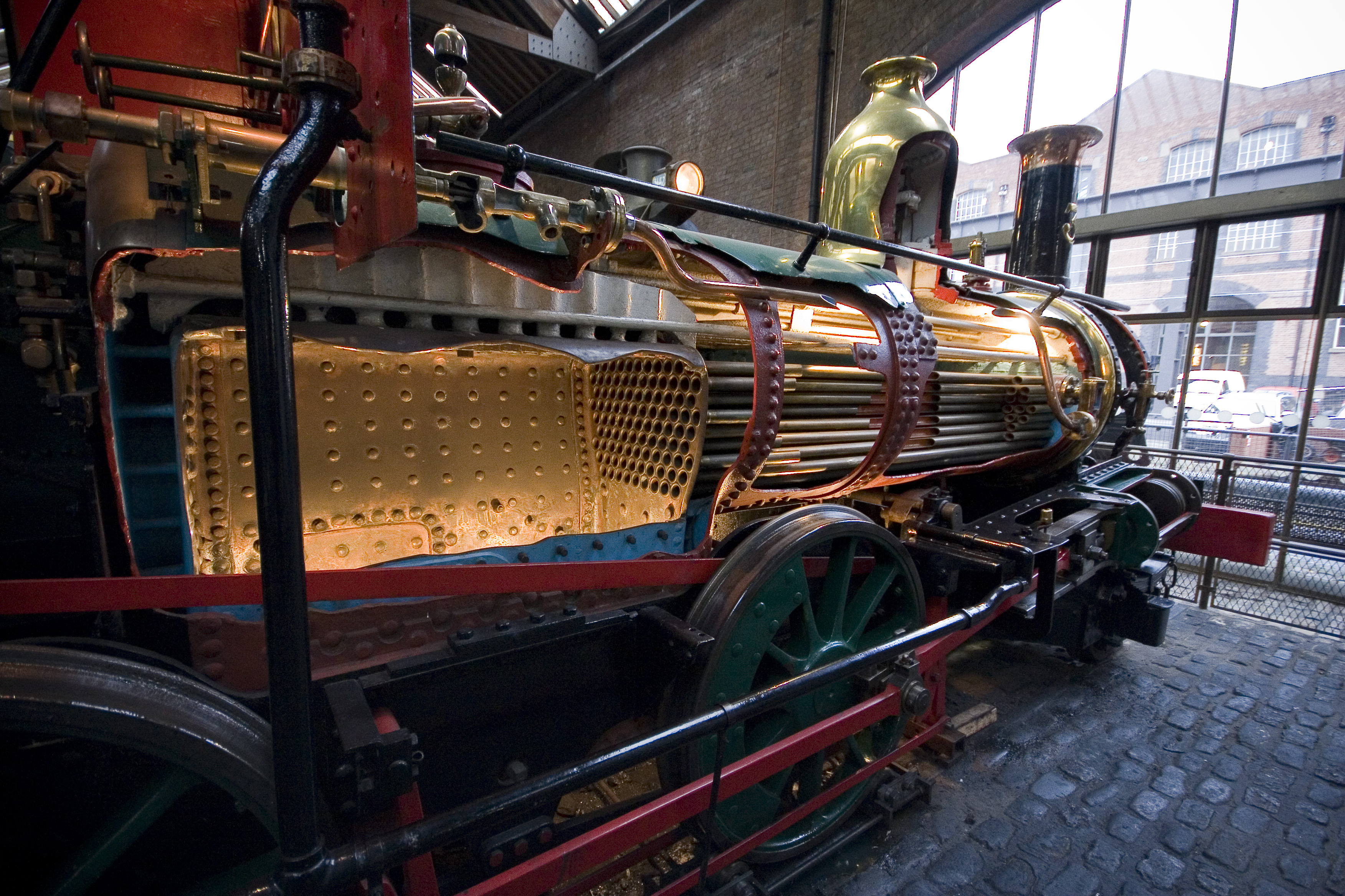 Steam locomotive engine photo
