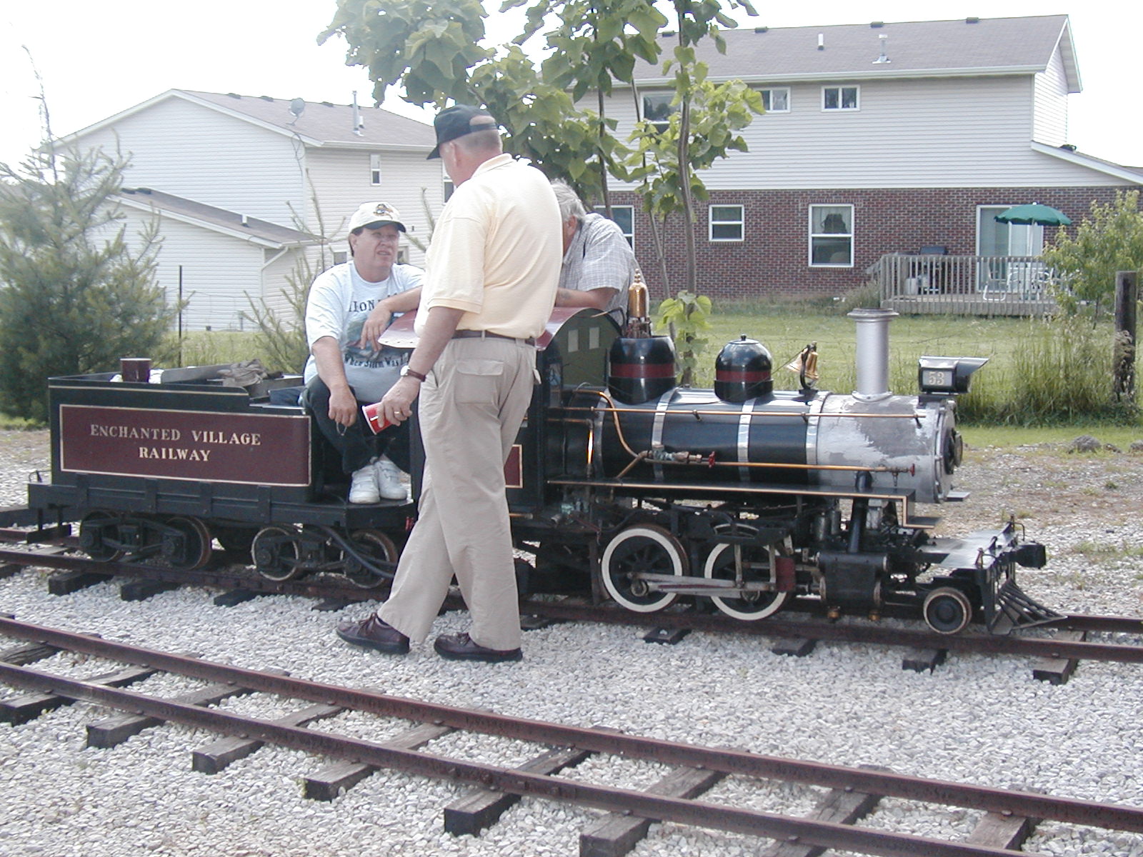 Steam locomotive engine photo
