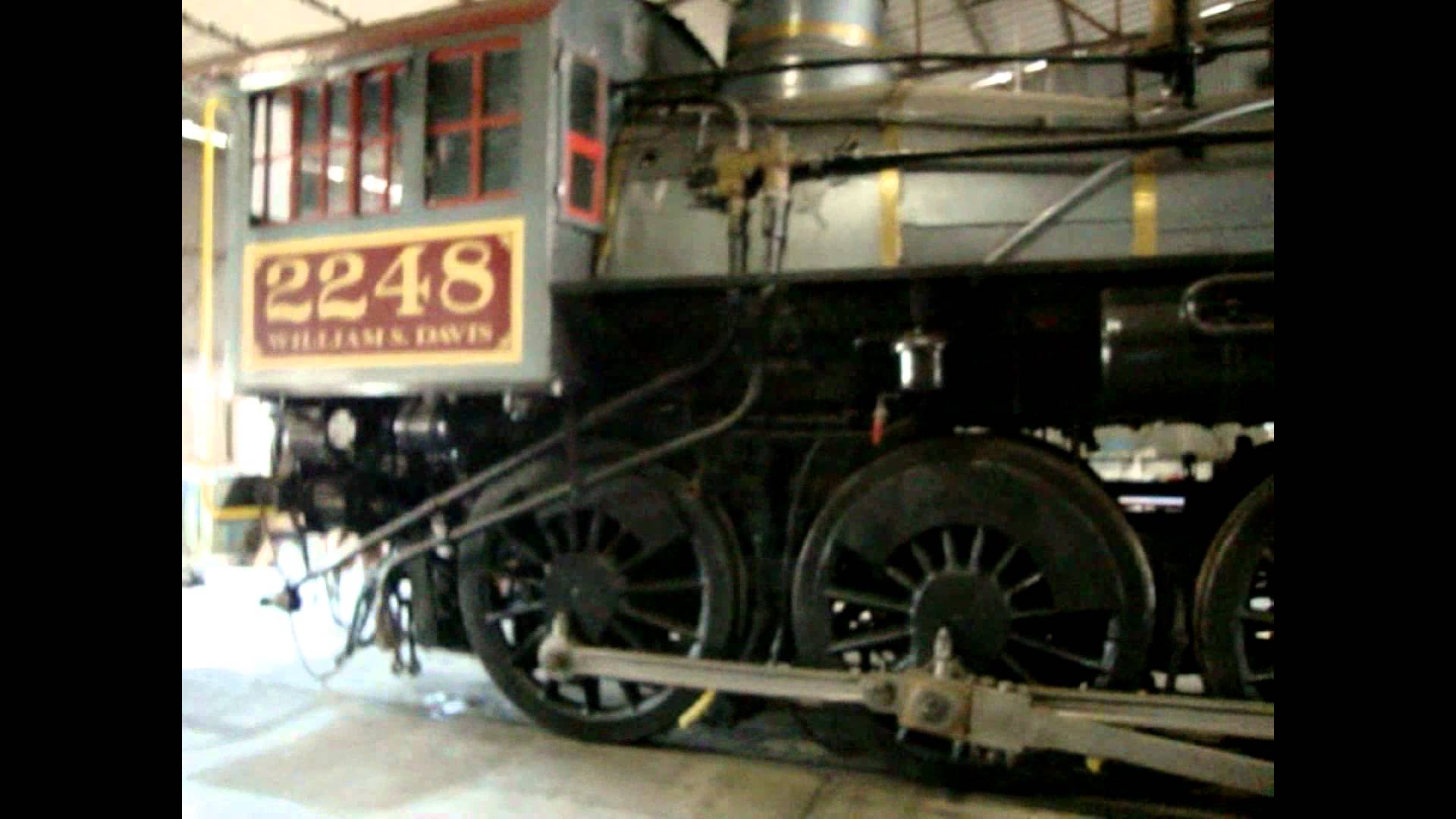 OLDEST OPERATING TRAIN IN USA / STEAM LOCOMOTIVE PUFFY # 2248 IN ...