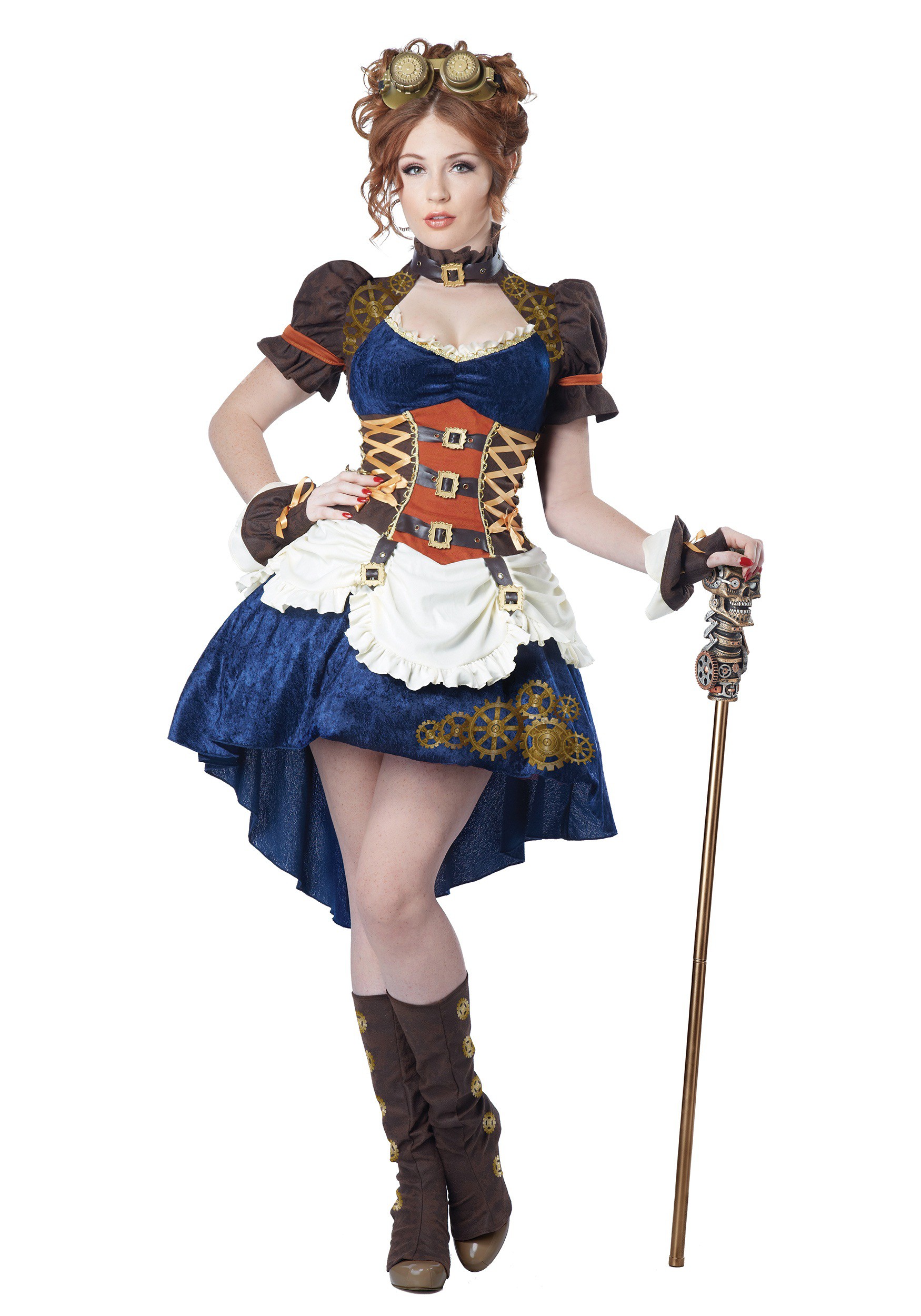 Women's Plus Size Steampunk Fantasy Costume
