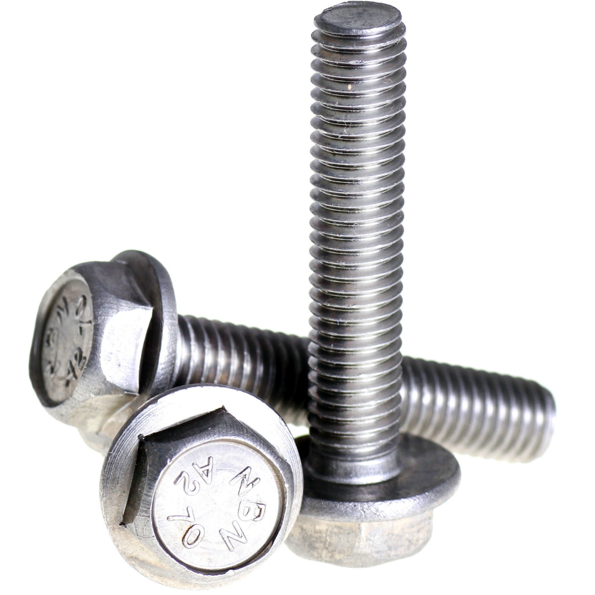 6mm M6 A2 STAINLESS STEEL FLANGED HEX HEAD BOLTS FLANGE HEXAGON ...