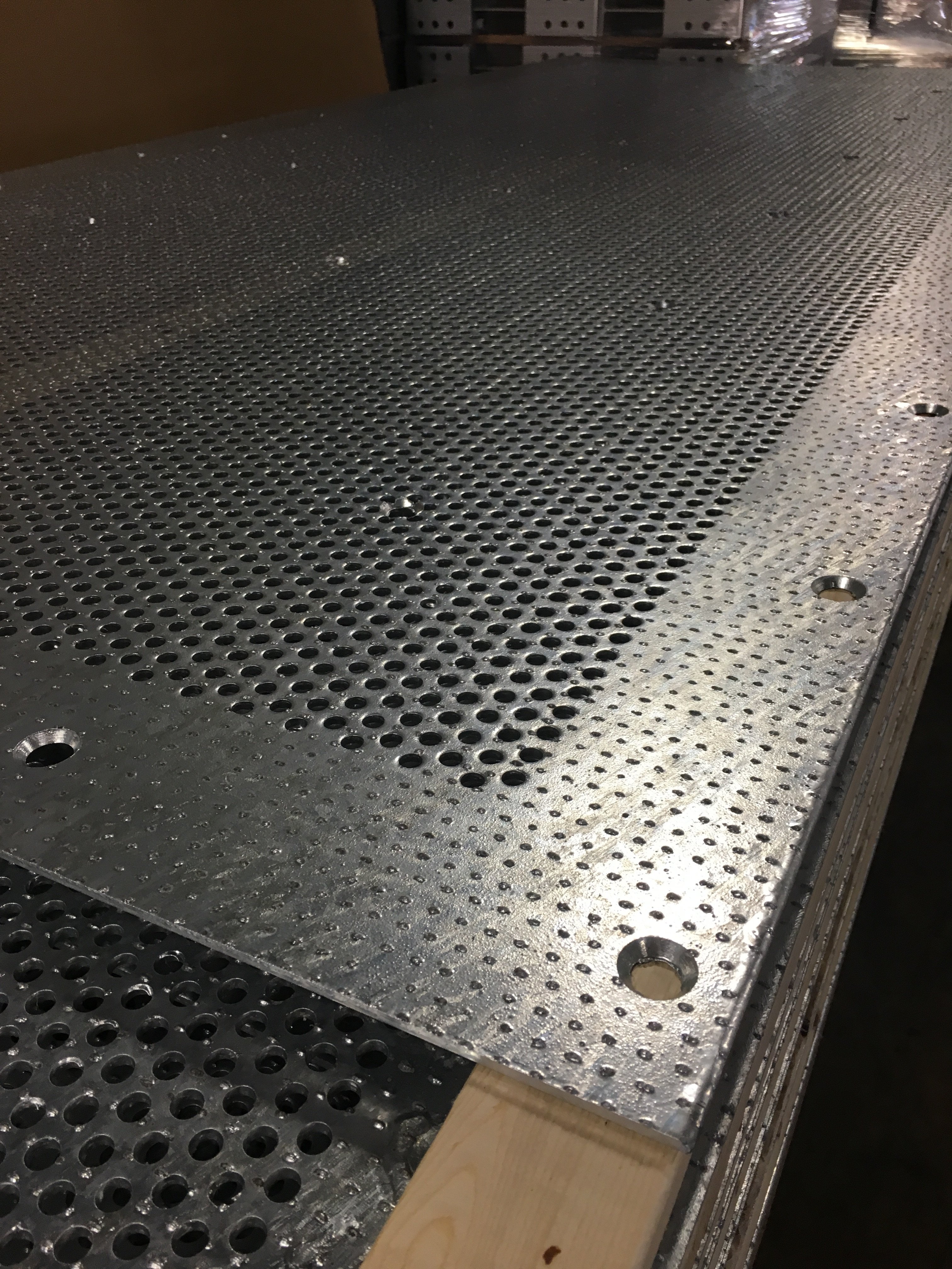 In-the-Metal Slip Resistant Steel Floor Plate