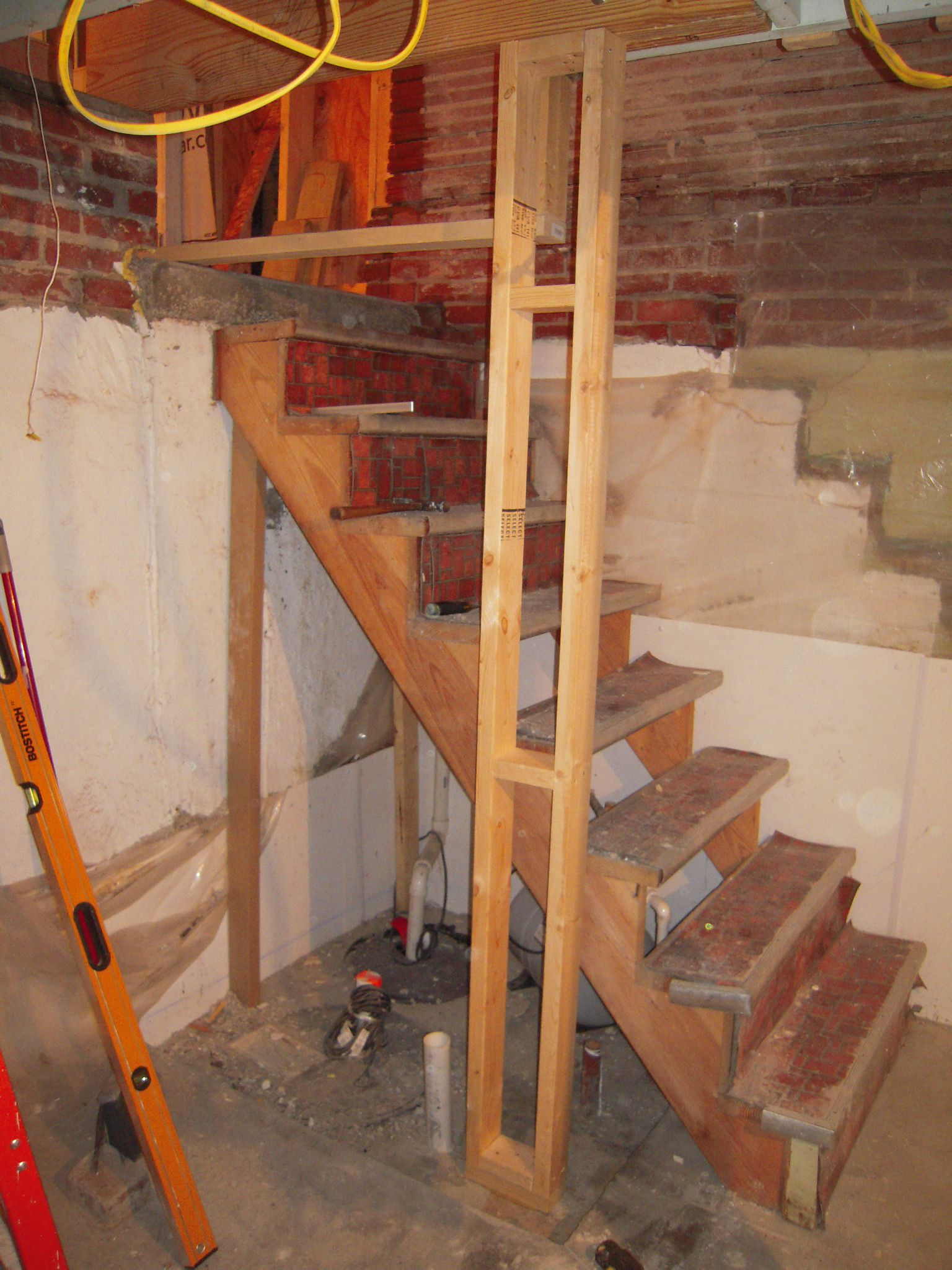 steep basement stairs | Adventures in Remodeling | house/home refs ...