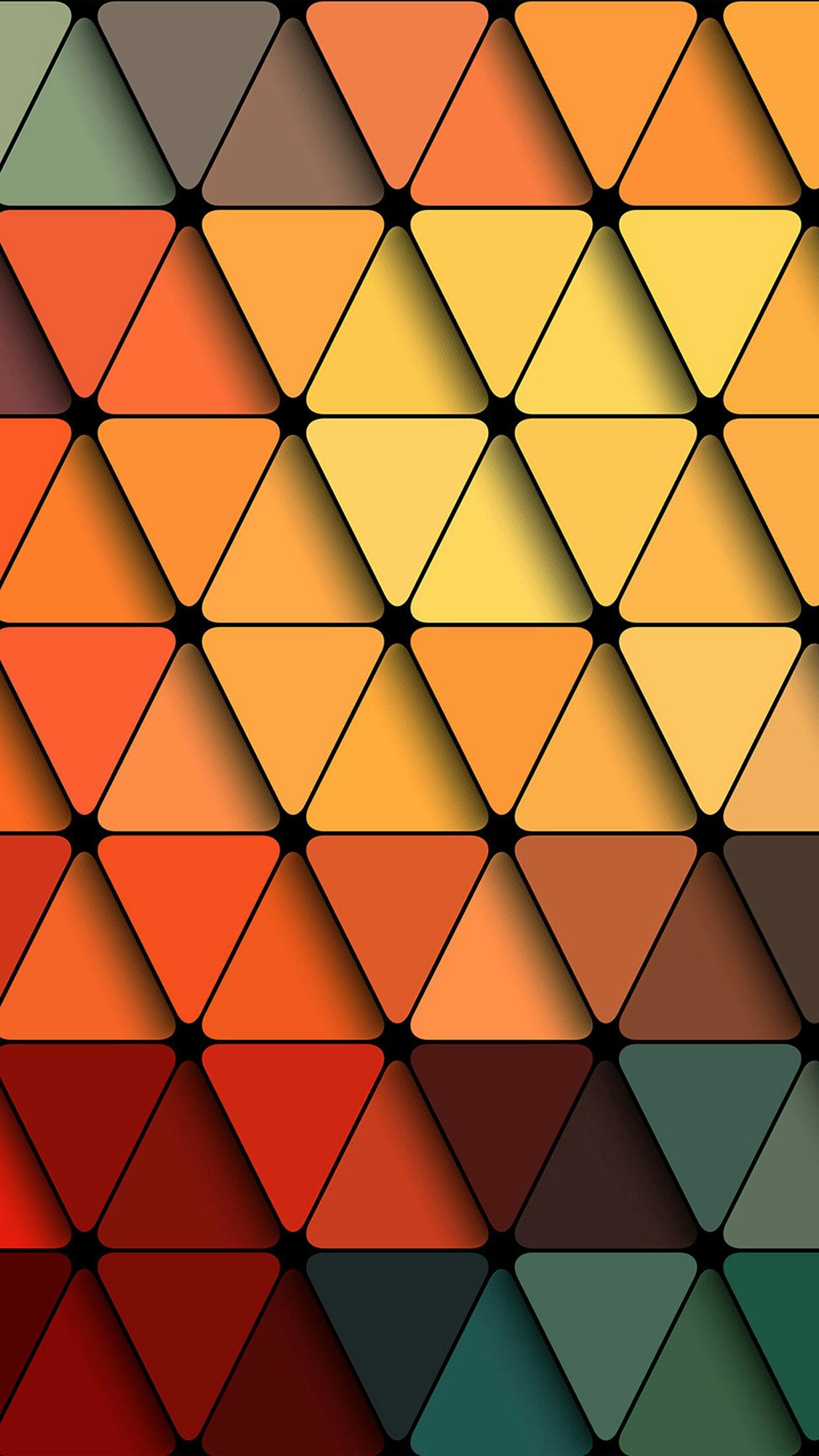 Coloful Triangle Grid Wallpaper | *Abstract and Geometric Wallpapers ...