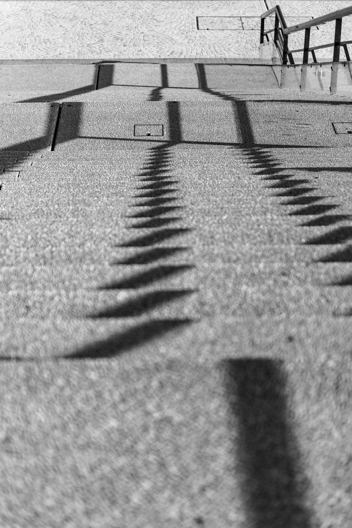 Step in to the shadow - The shadows of the steps on the Sydney Opera ...
