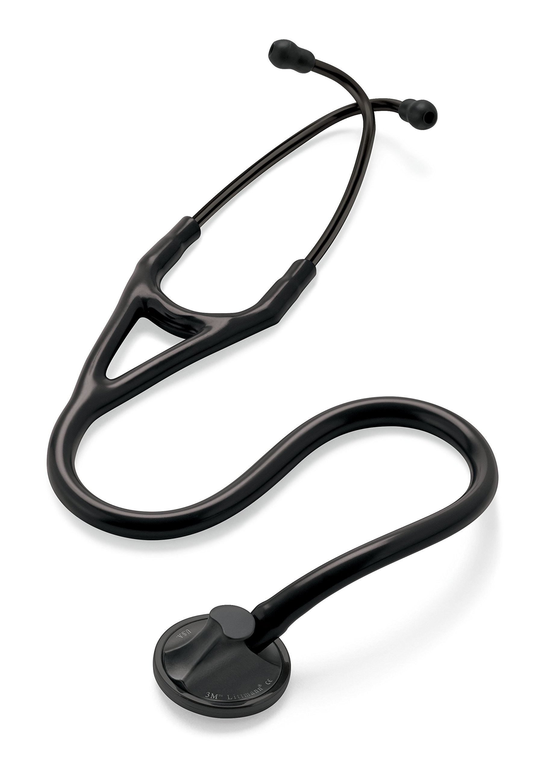3M Littmann Master Cardiology Stethoscope, Black Plated Chestpiece ...