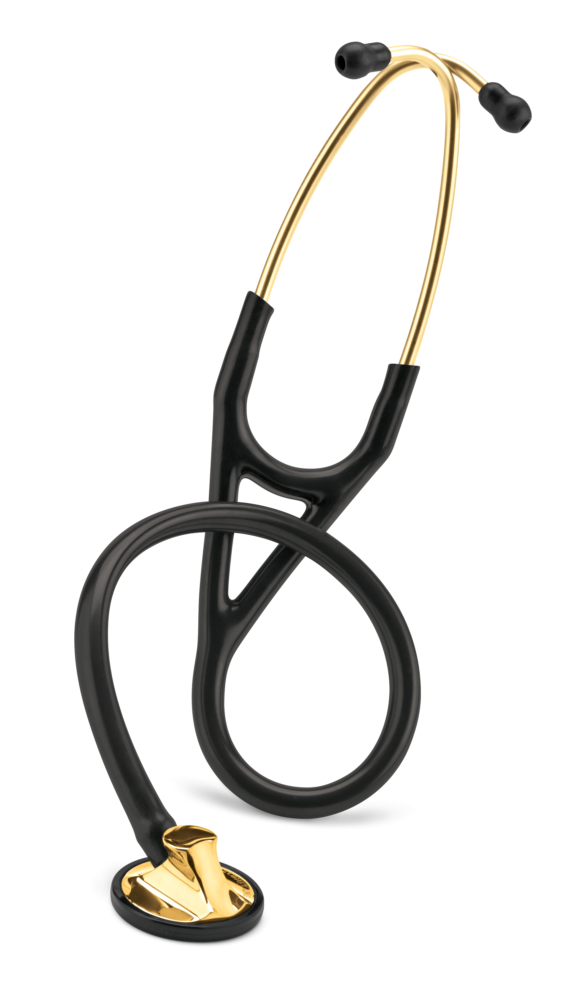 Littmann Master Cardiology Stethoscope: Black & Brass 2175