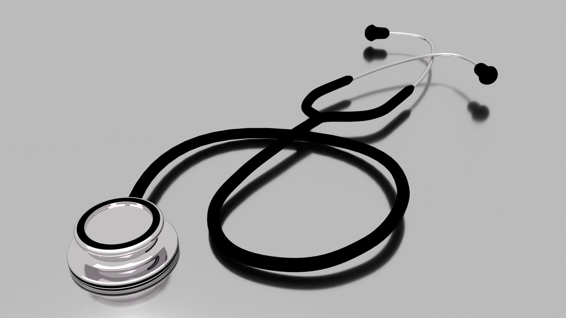 care STETHOSCOPE 3D model | CGTrader