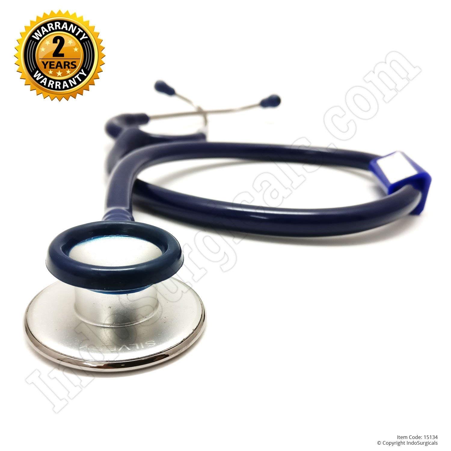 Indosurgicals Silvery Stethoscope (Blue Color Tube): Amazon.in ...