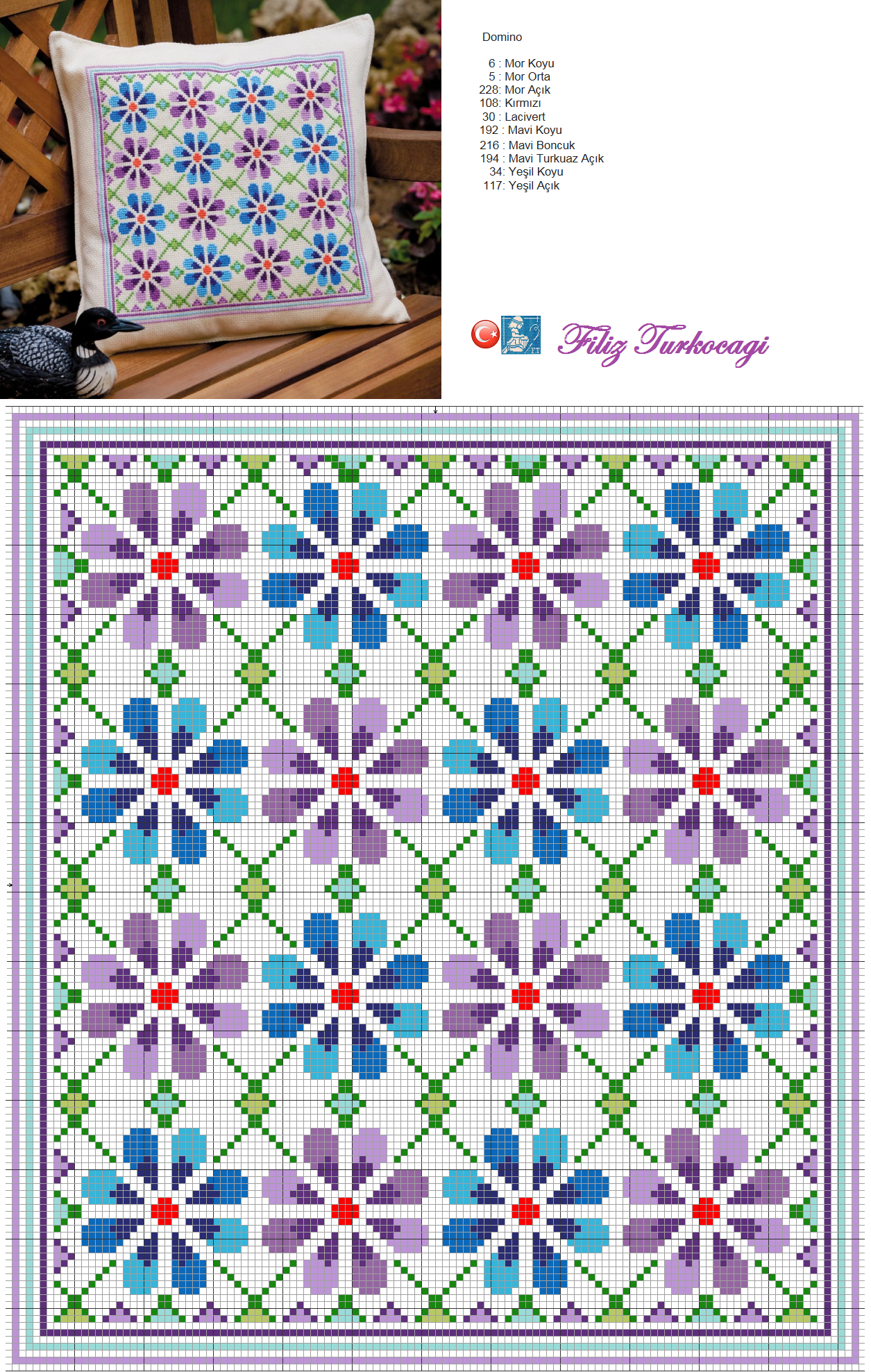 Stitched pattern photo