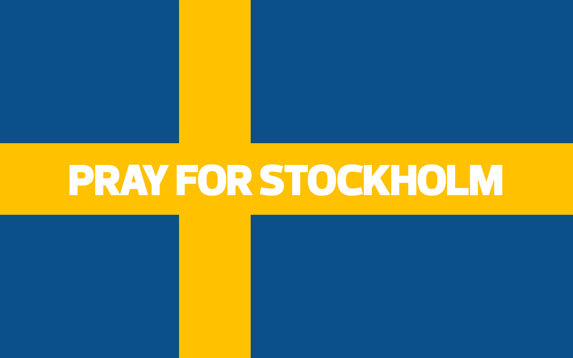 Pray for Stockholm