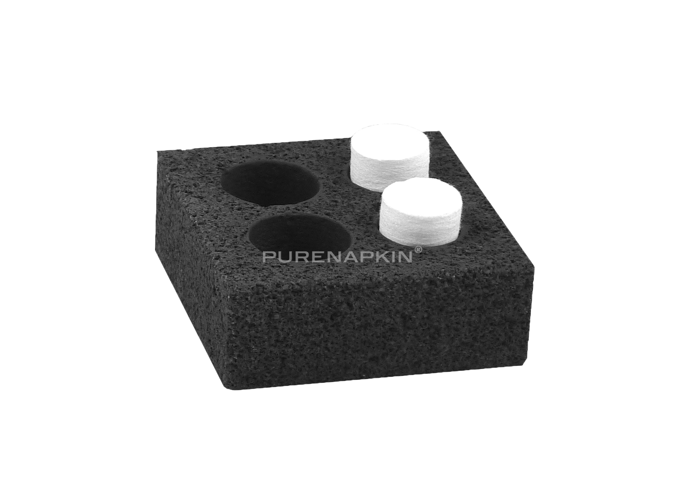 Black Stone Cube Two – Pure Napkin Australia