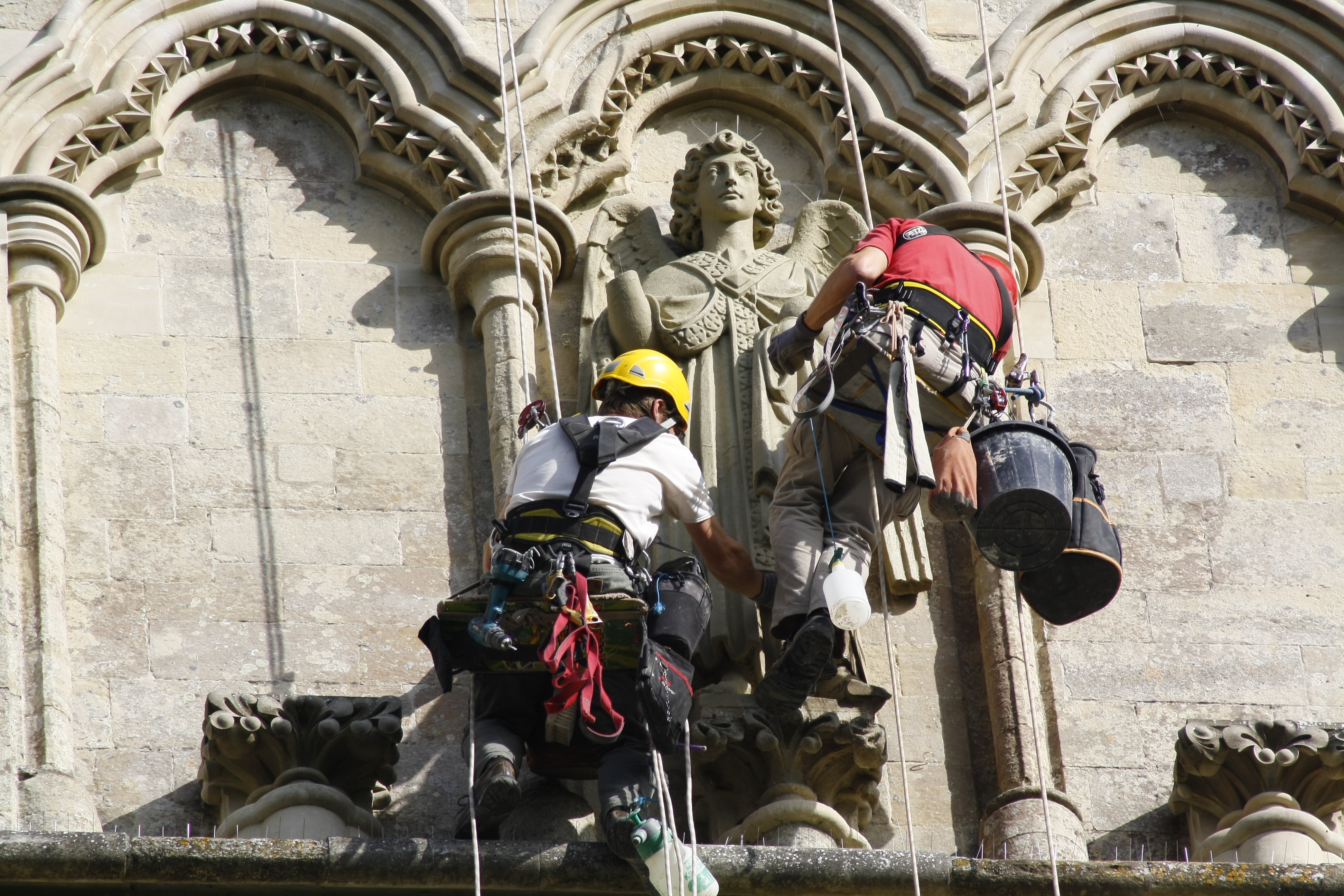 Stone Masons, Building, Cleaning, Conservation, Construction, HQ Photo