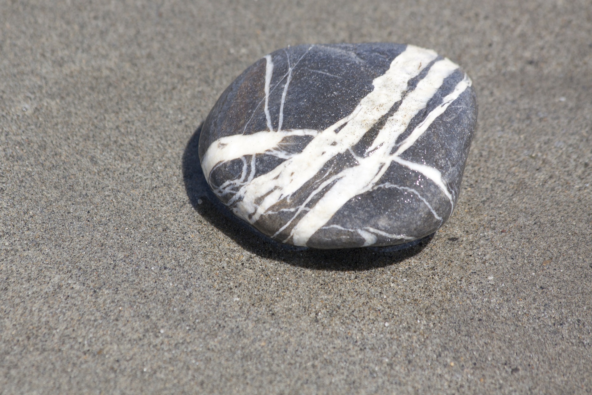 Stone on the beach photo