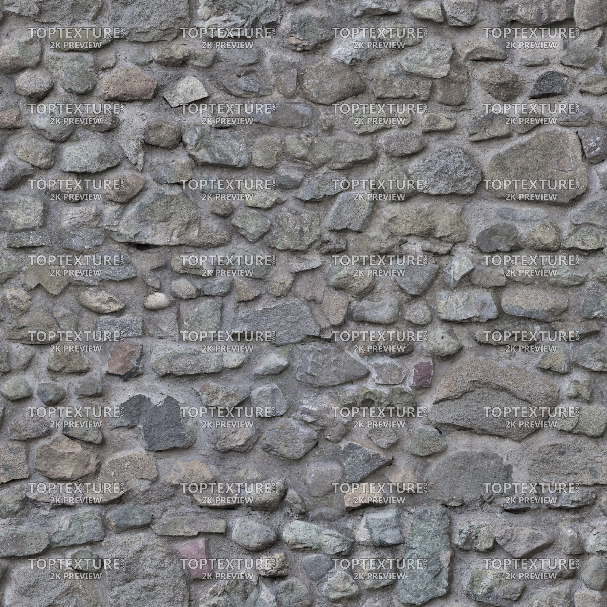 Dark Stone Wall - Top Texture
