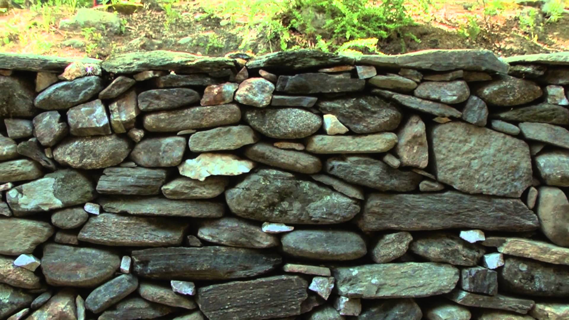 Oldways Building Stone Wall Construction - YouTube
