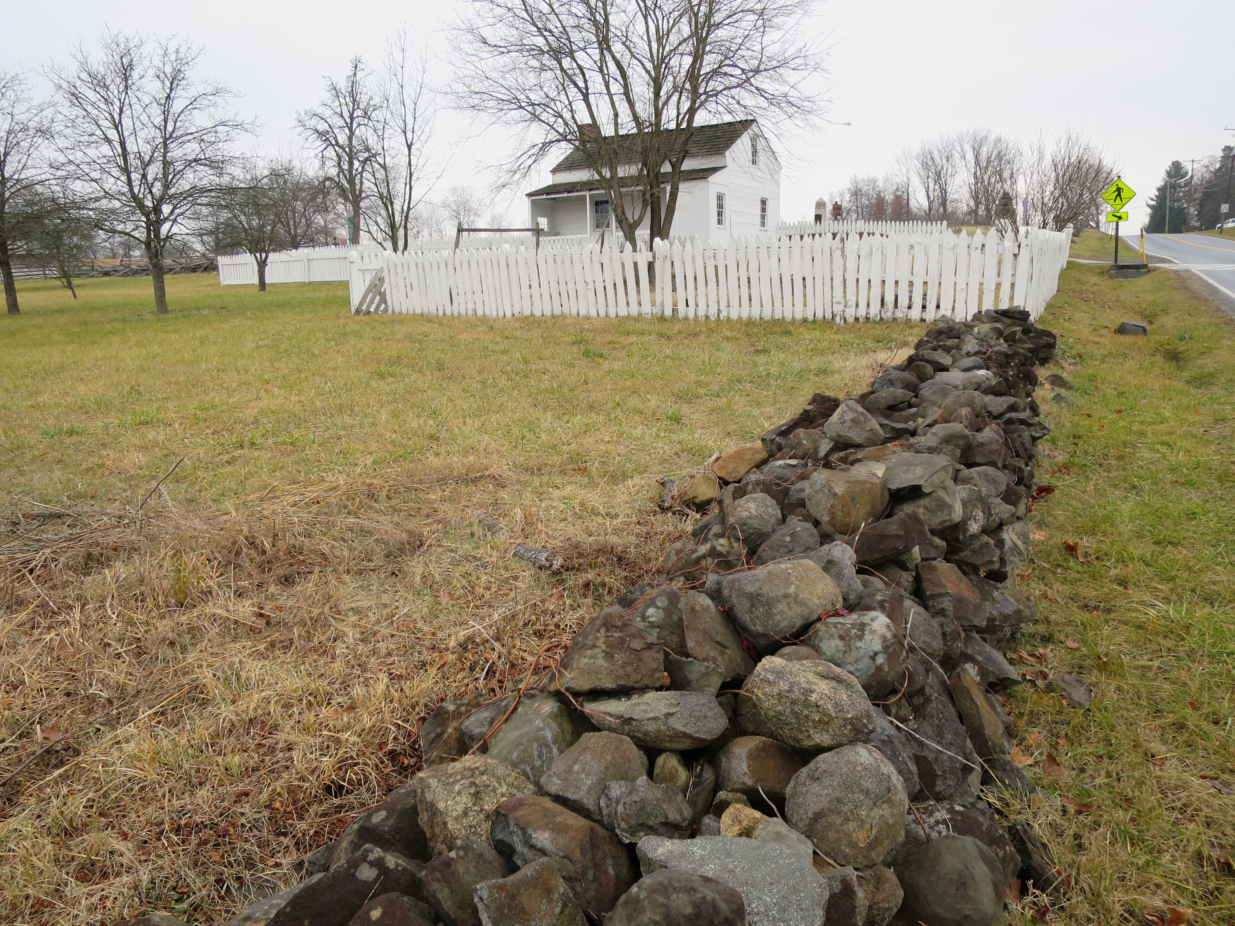A Wall Too Tall: The Pretty but 1863-Inaccurate Stone Walls at ...