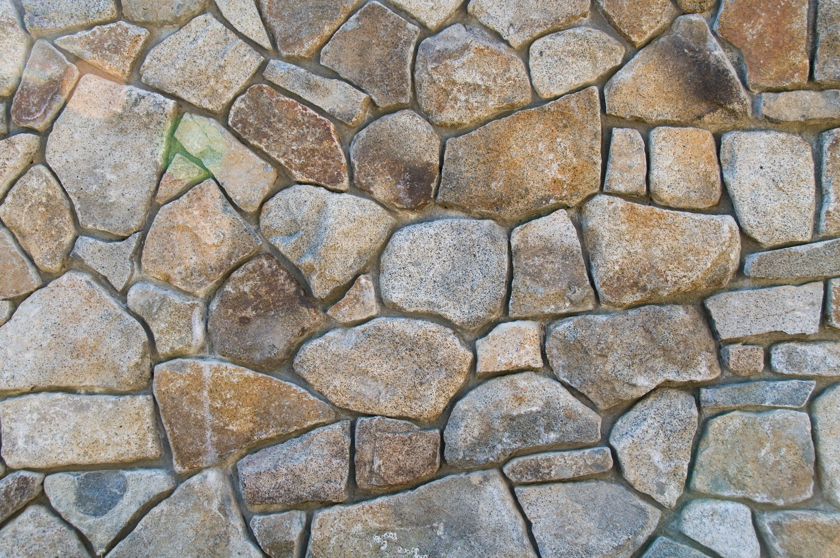Stone Wall | This free background texture is of a stone wall. The ...