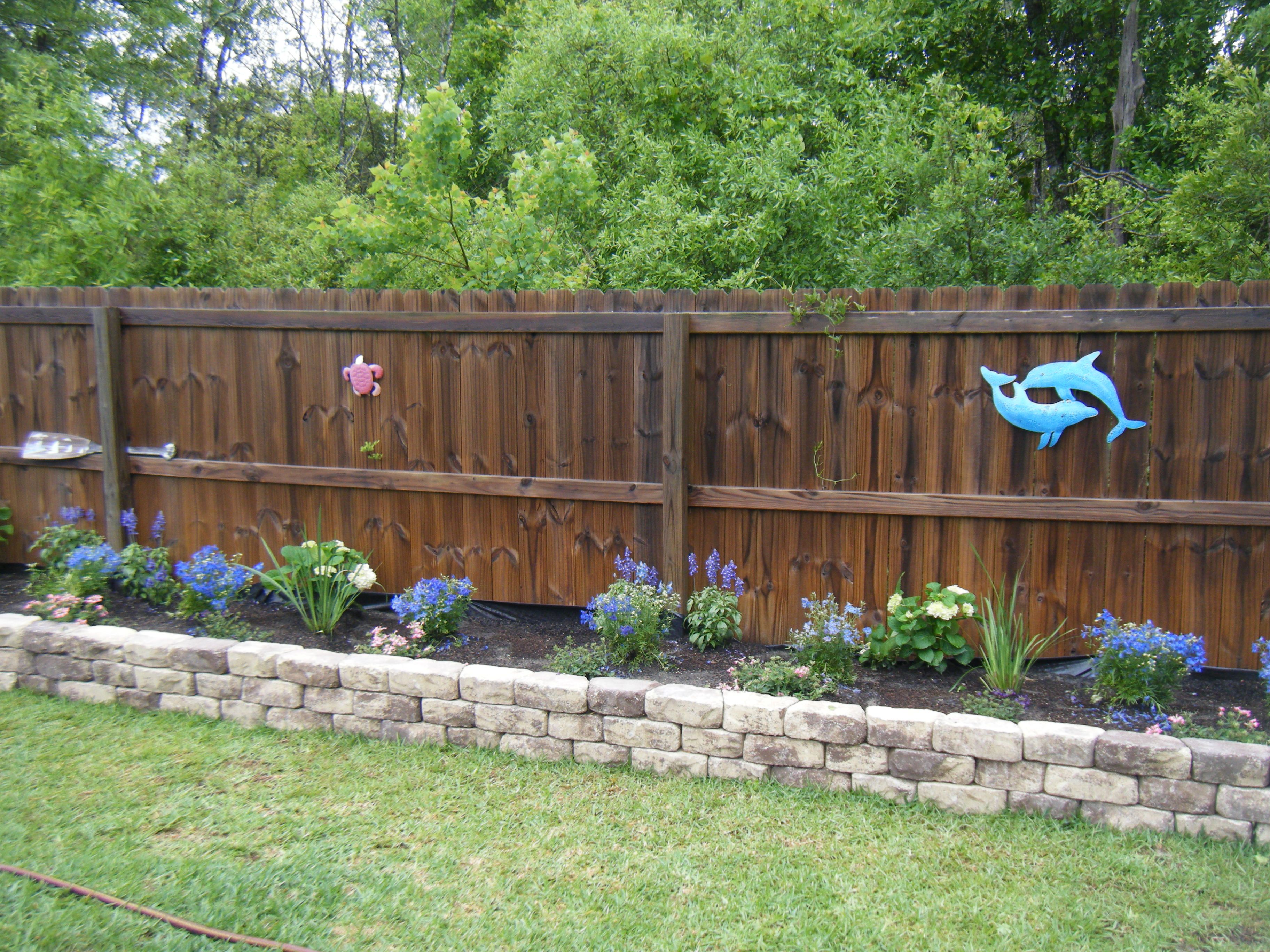 Raised Flower Bed…this would look so much better than our back bed ...