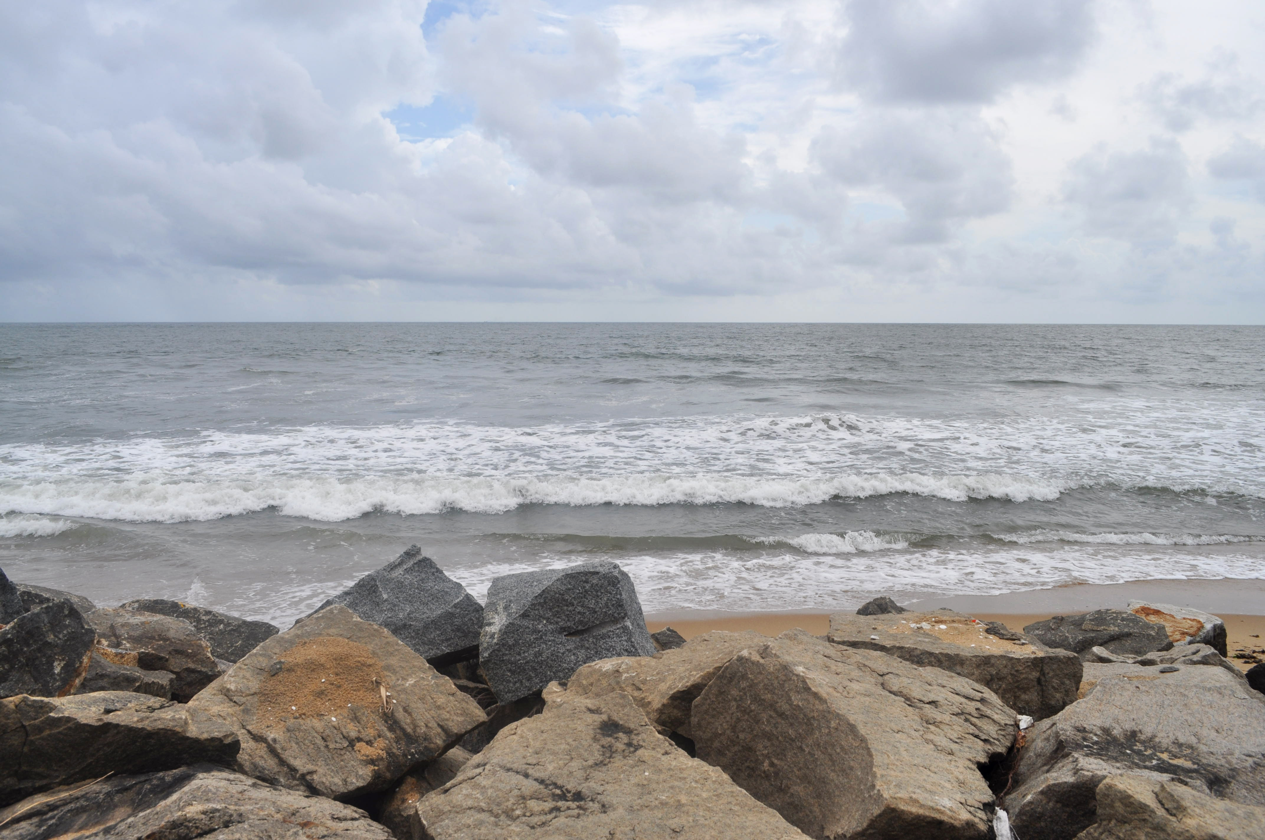 Stones on the beach, Beach, Ocean, Rocks, Sea, HQ Photo
