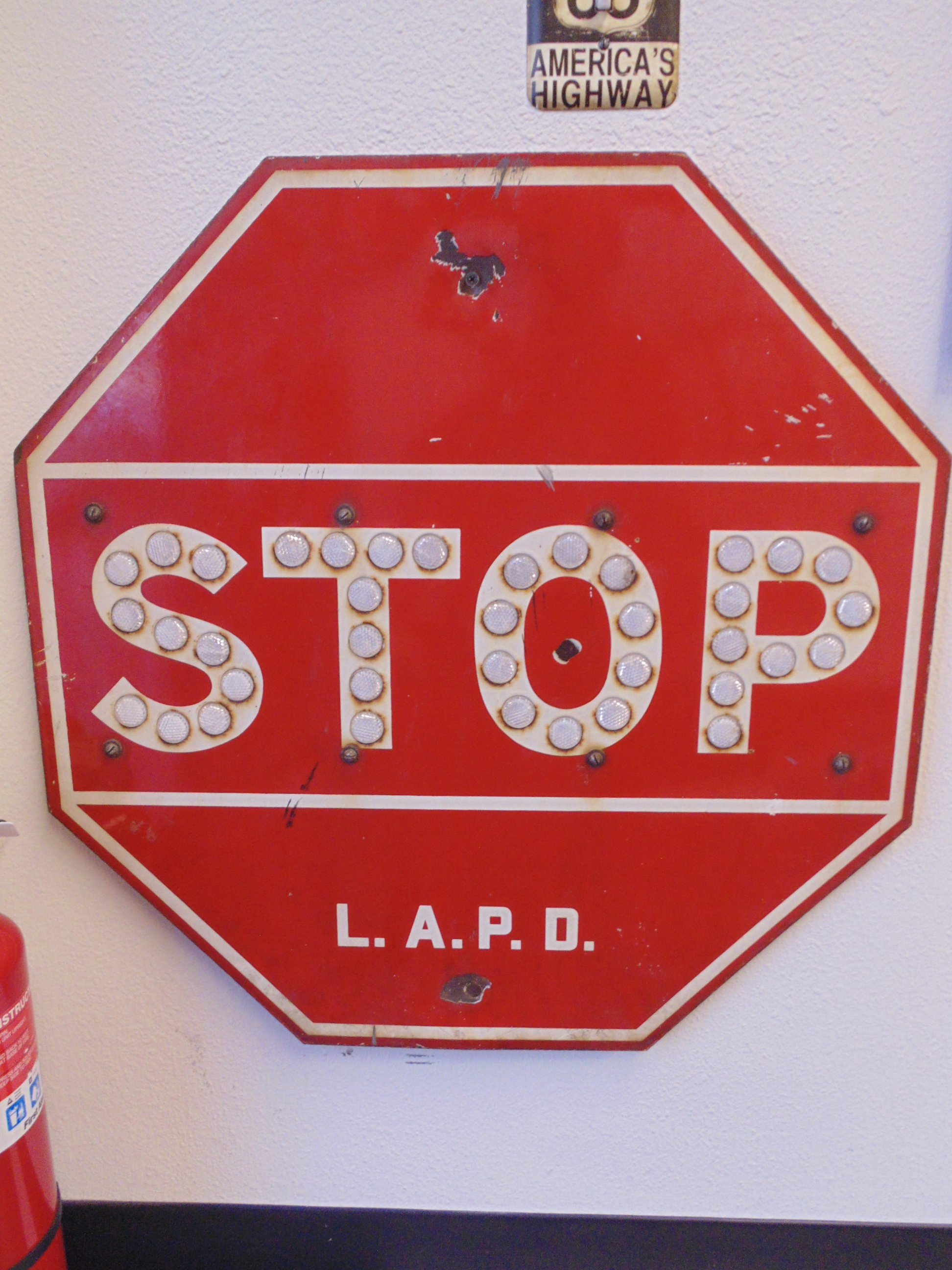 L.A.P.D. Stop Sign