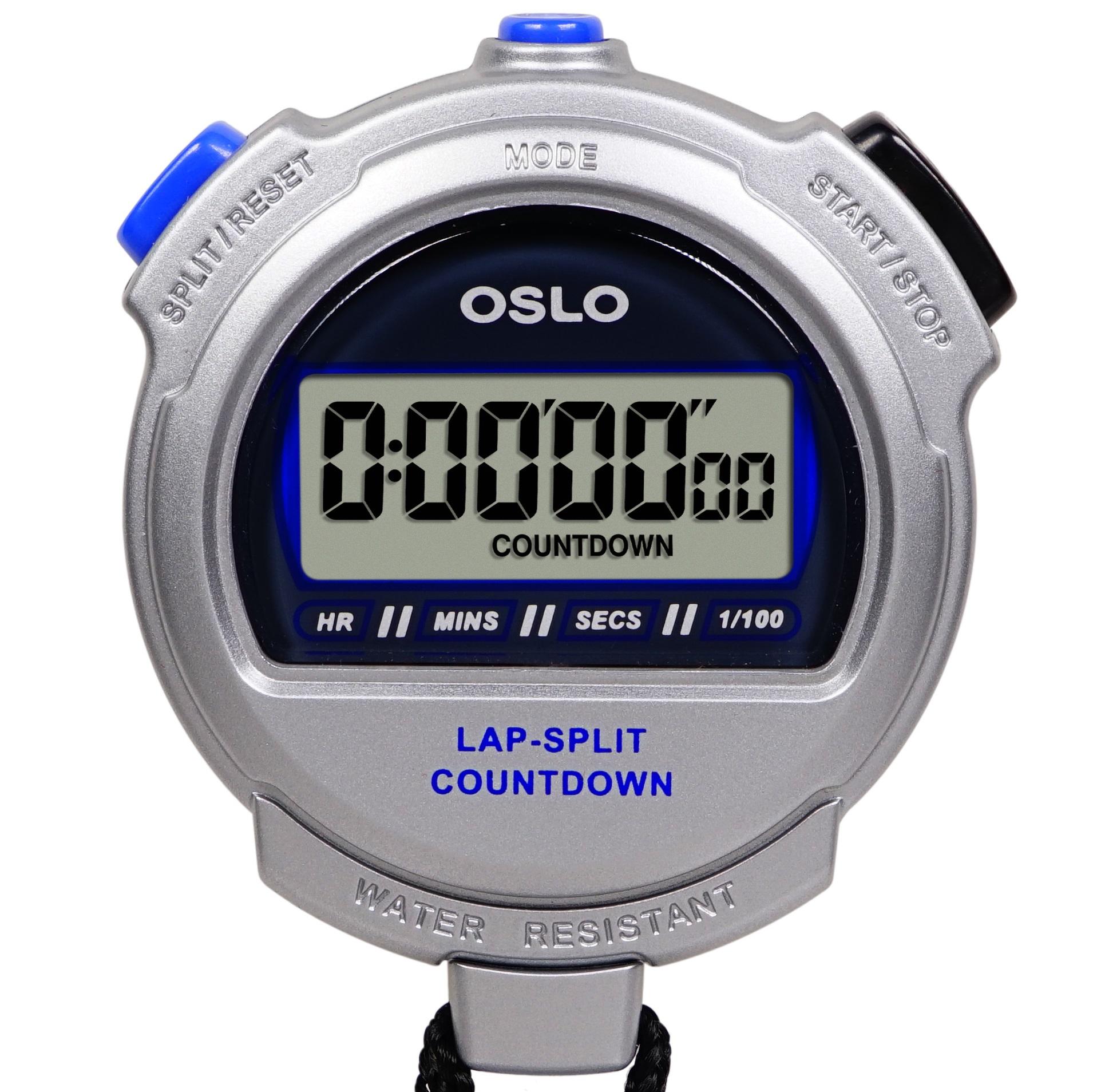 Amazon.com : Oslo Silver 2.0 Twin Stopwatch and Countdown Timer ...