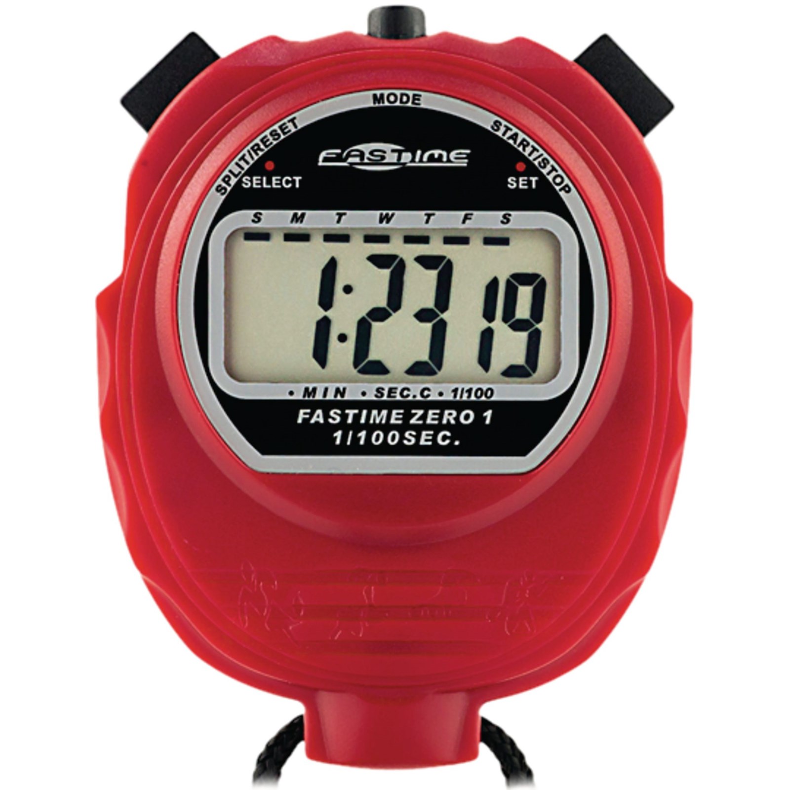 Fastime 1 Stopwatch - Red | Davies Sports