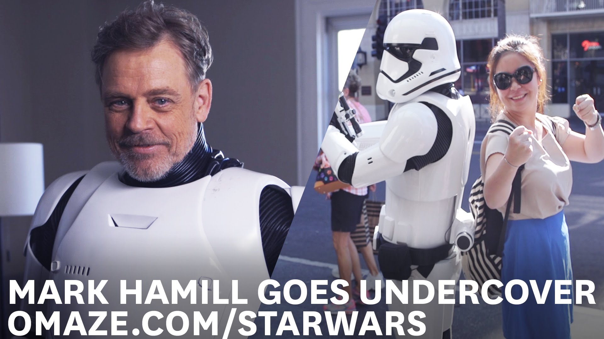 Mark Hamill Goes Undercover as a Stormtrooper on Hollywood Blvd ...