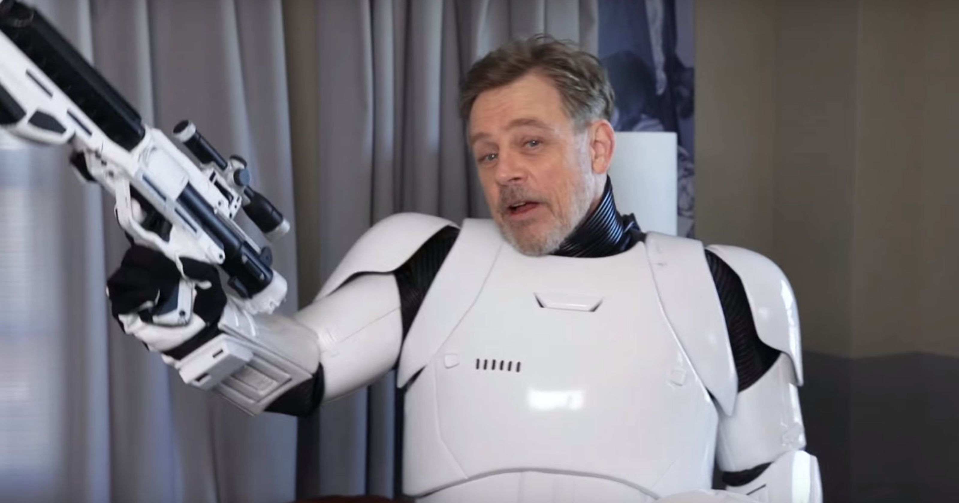 Mark Hamill goes undercover as a Stormtrooper (for charity)