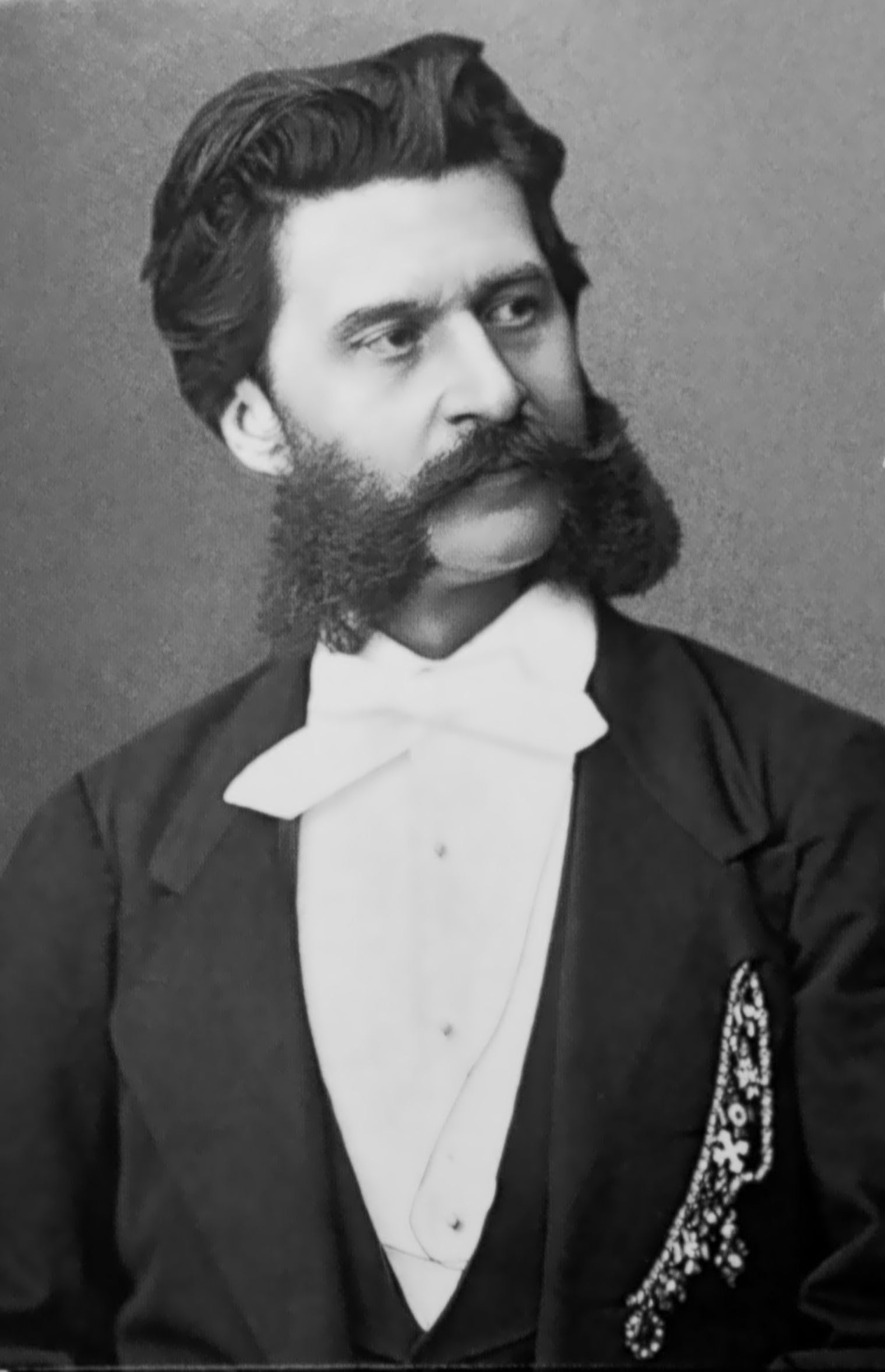 JOHANN STRAUSS II (1825-1885) COMPOSER of light music. Born in St ...