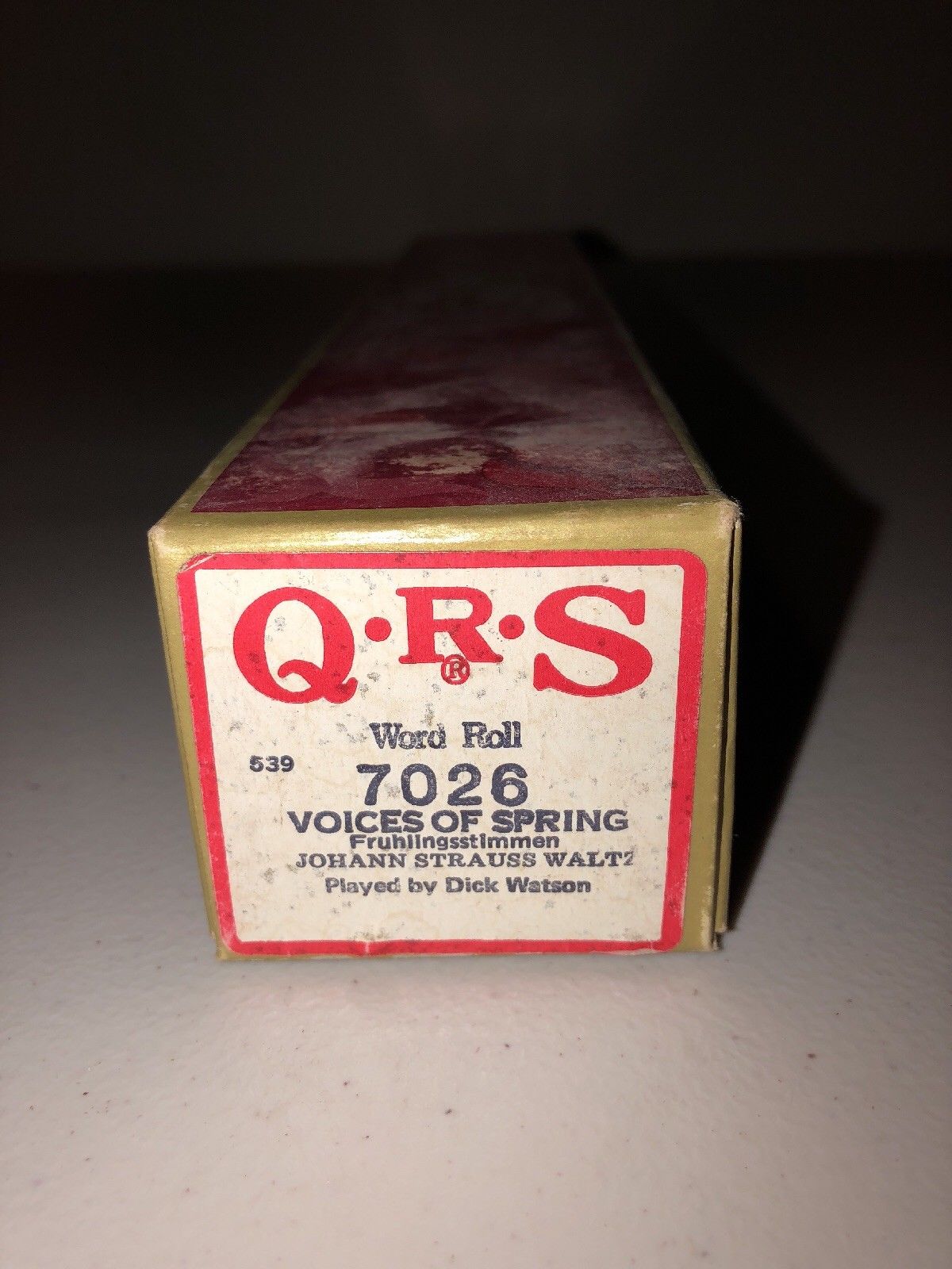 QRS Word Roll Voices of Spring 7026 Johann Strauss Player Piano Roll ...