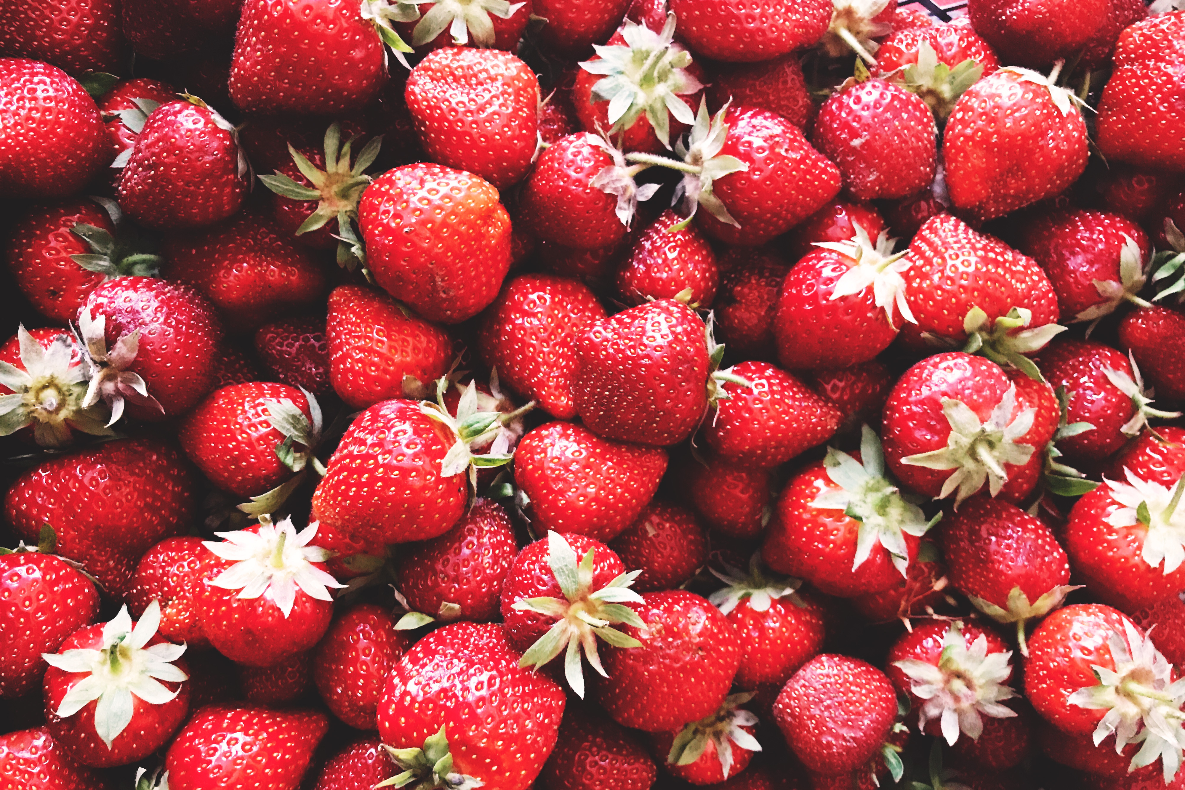 Strawberries Background Free Photo - ISO Republic