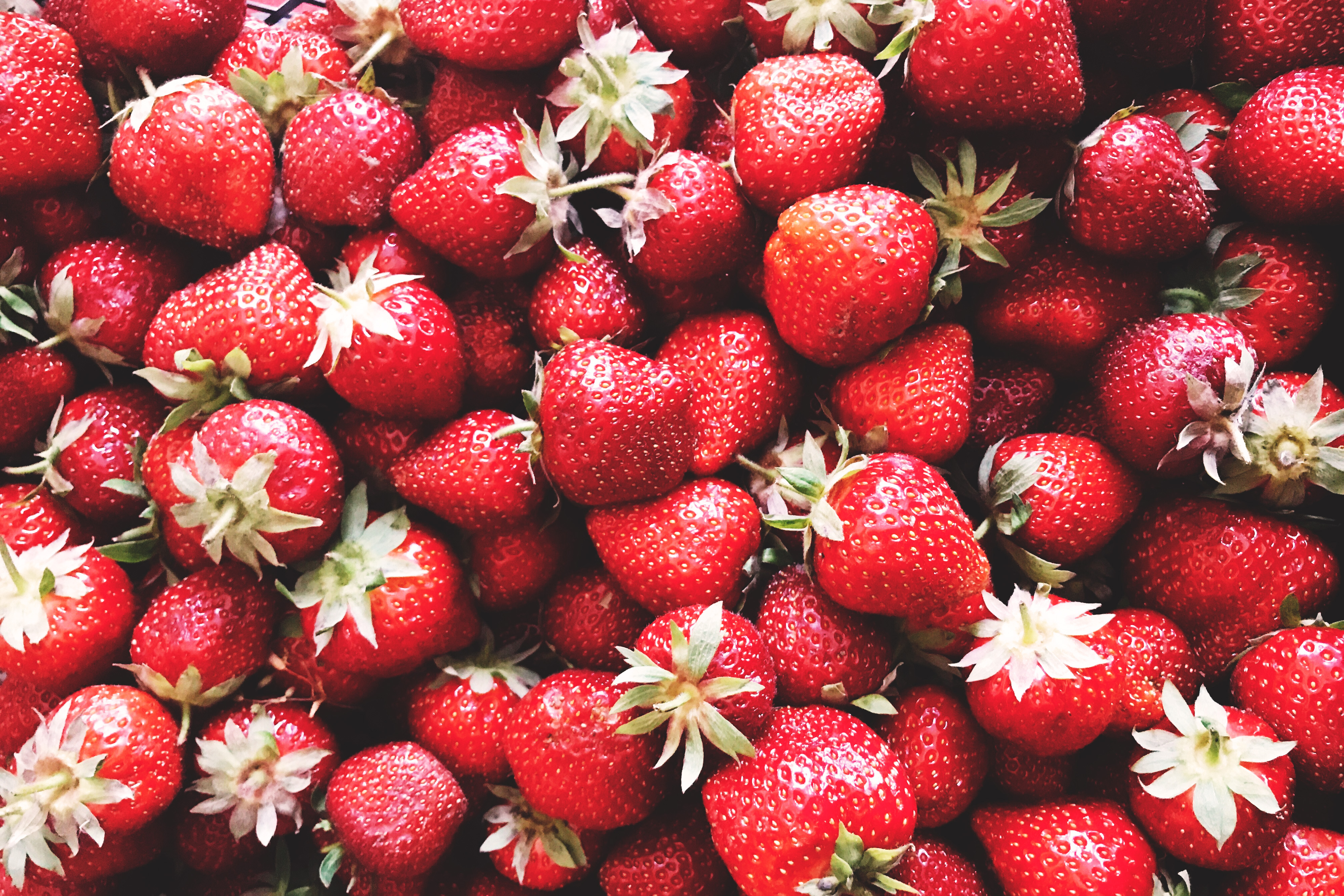 Strawberries Background Free Photo – Foodie Factor