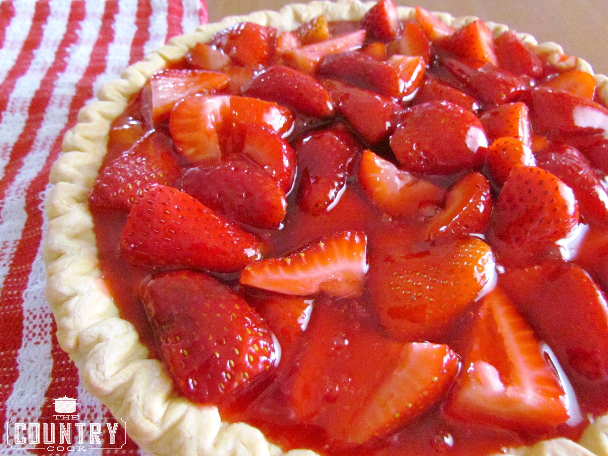 Shoney's Strawberry Pie - The Country Cook