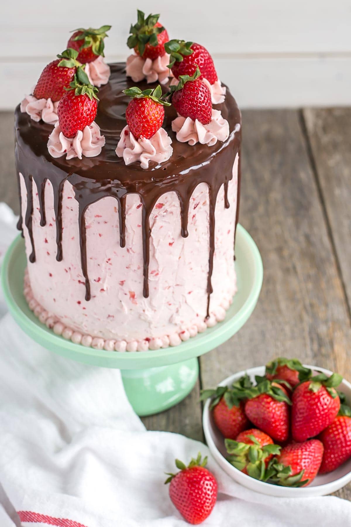 Chocolate Strawberry Cake - Liv for Cake