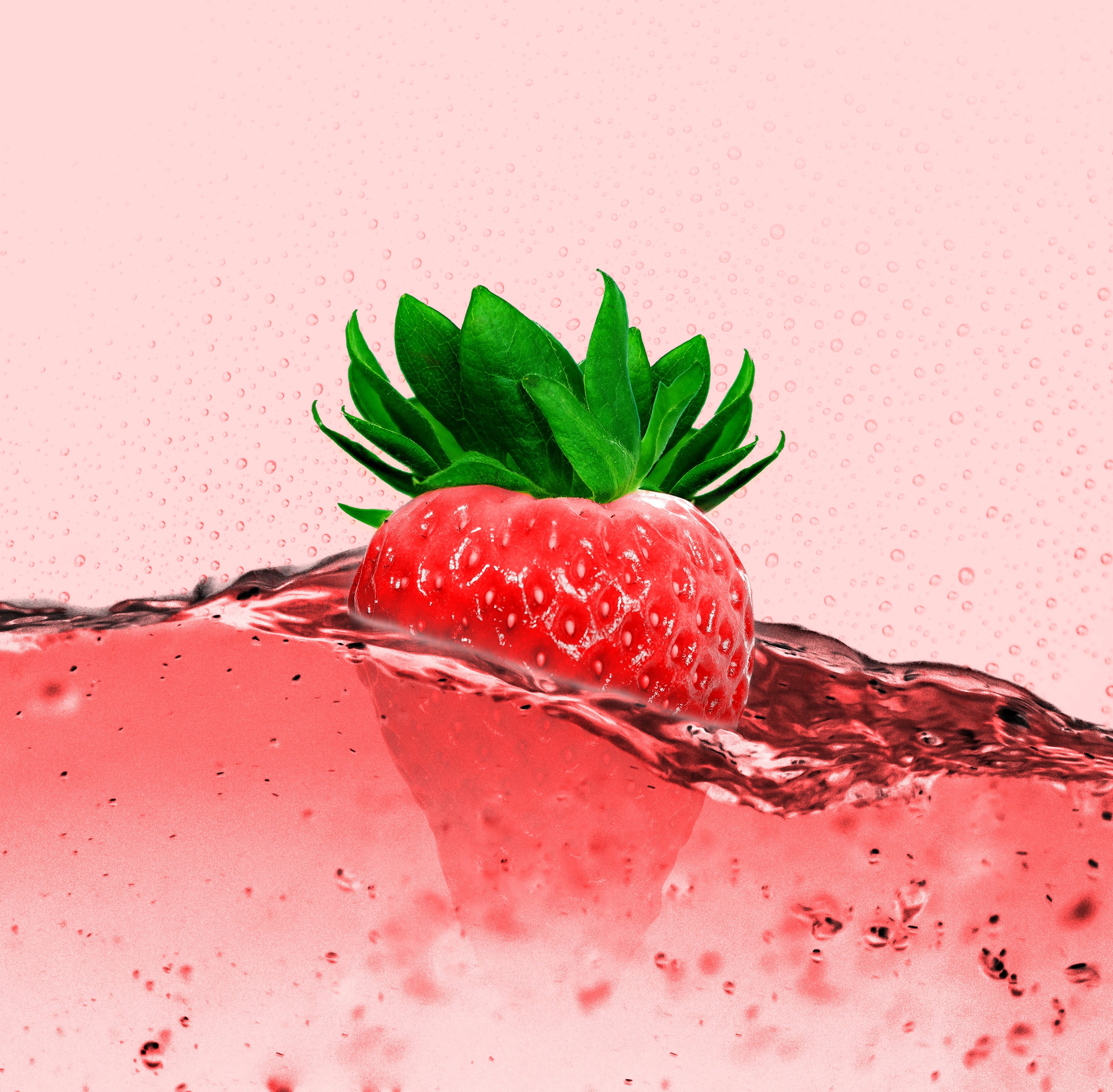 Strawberry drink photo