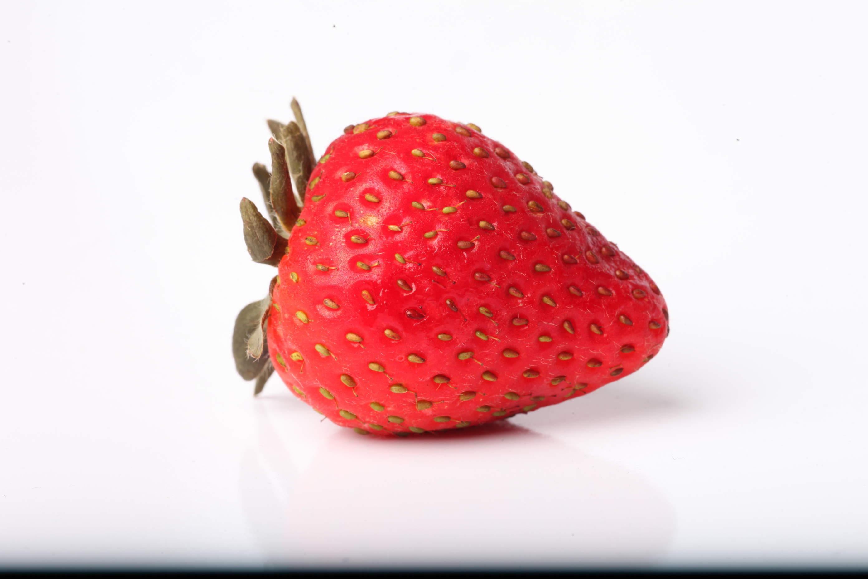 Strawberry isolated on white background photo
