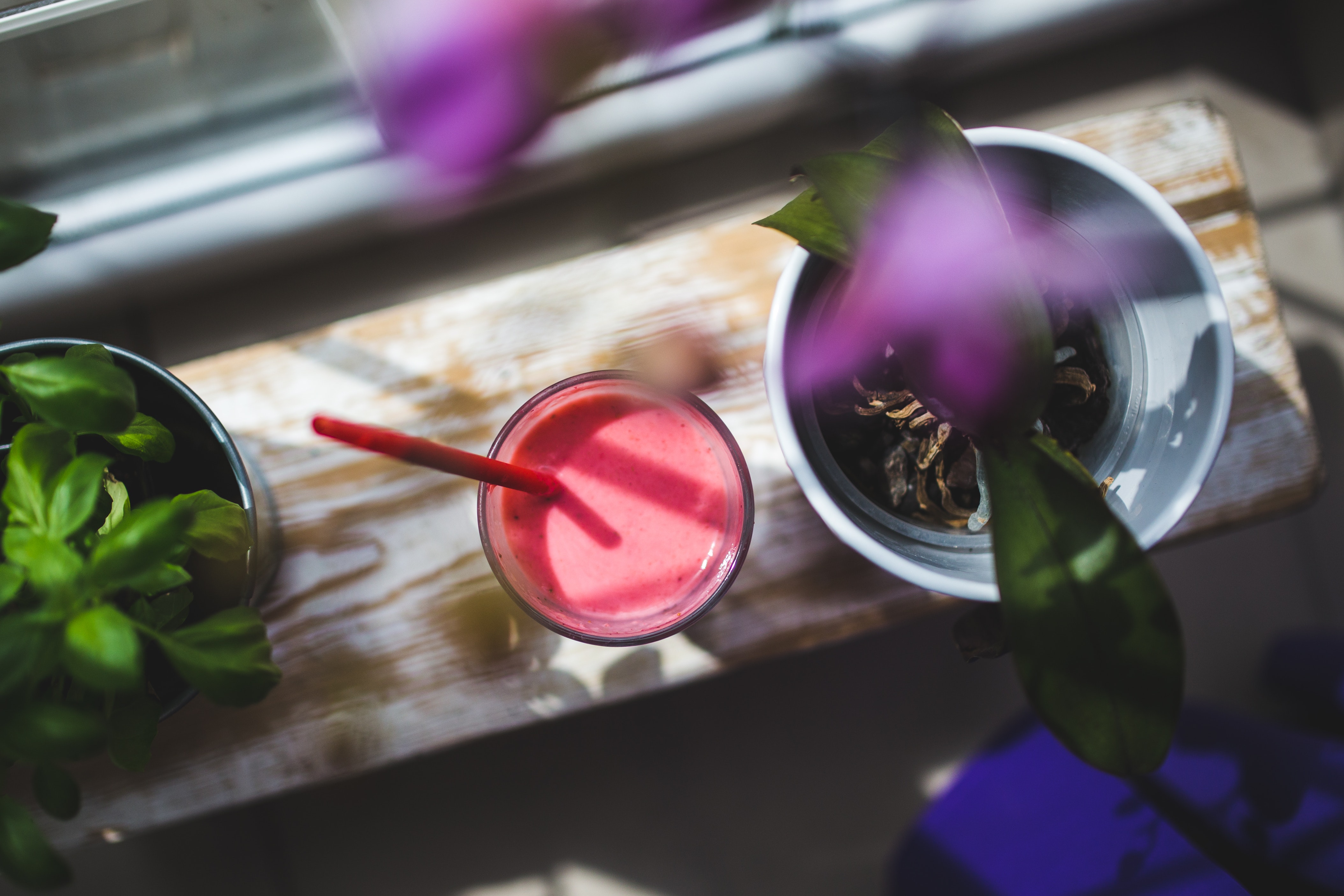 Strawberry yogurt, Blur, Leaf, Wood, Traditional, HQ Photo