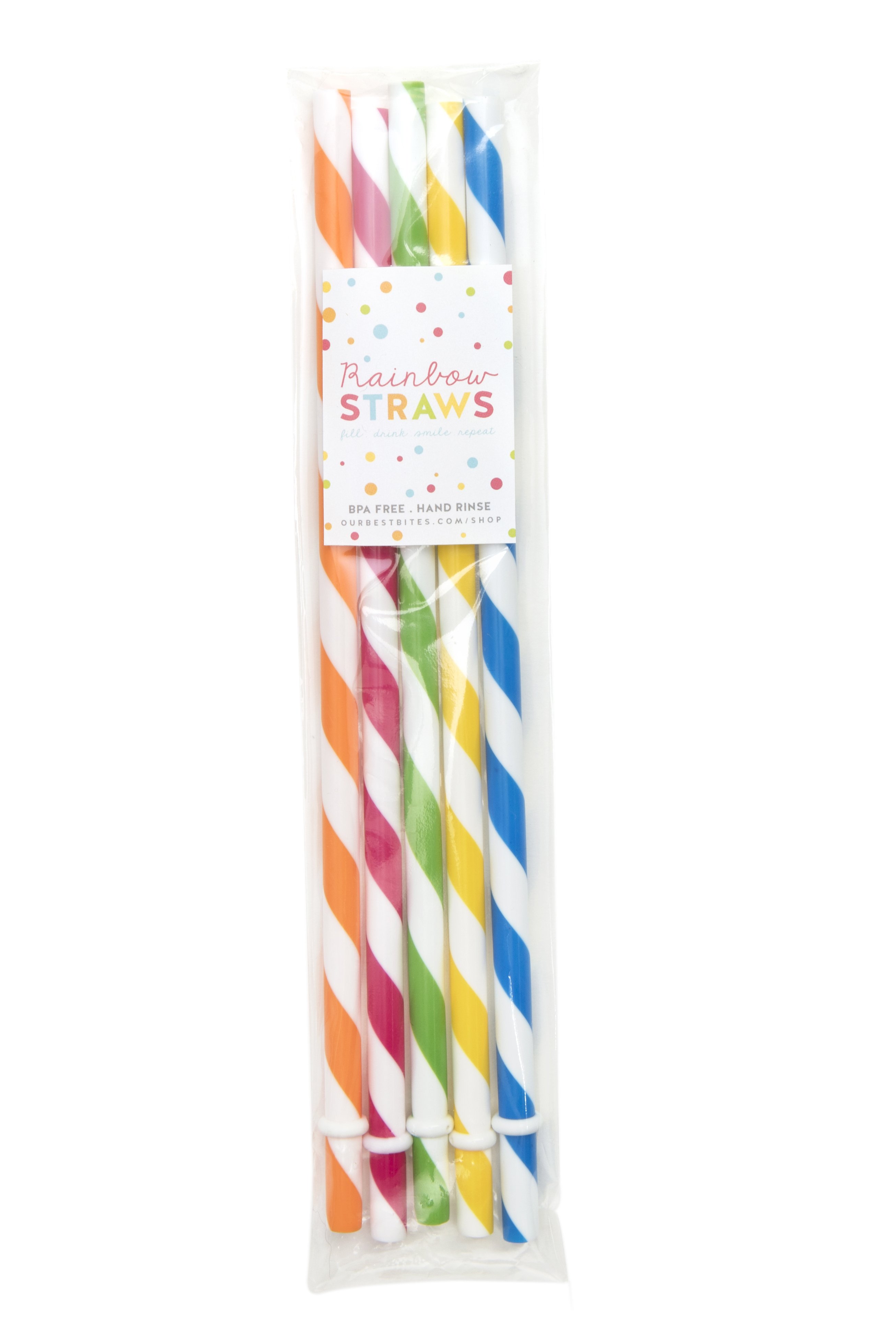 Rainbow Straw Pack – Our Best Bites