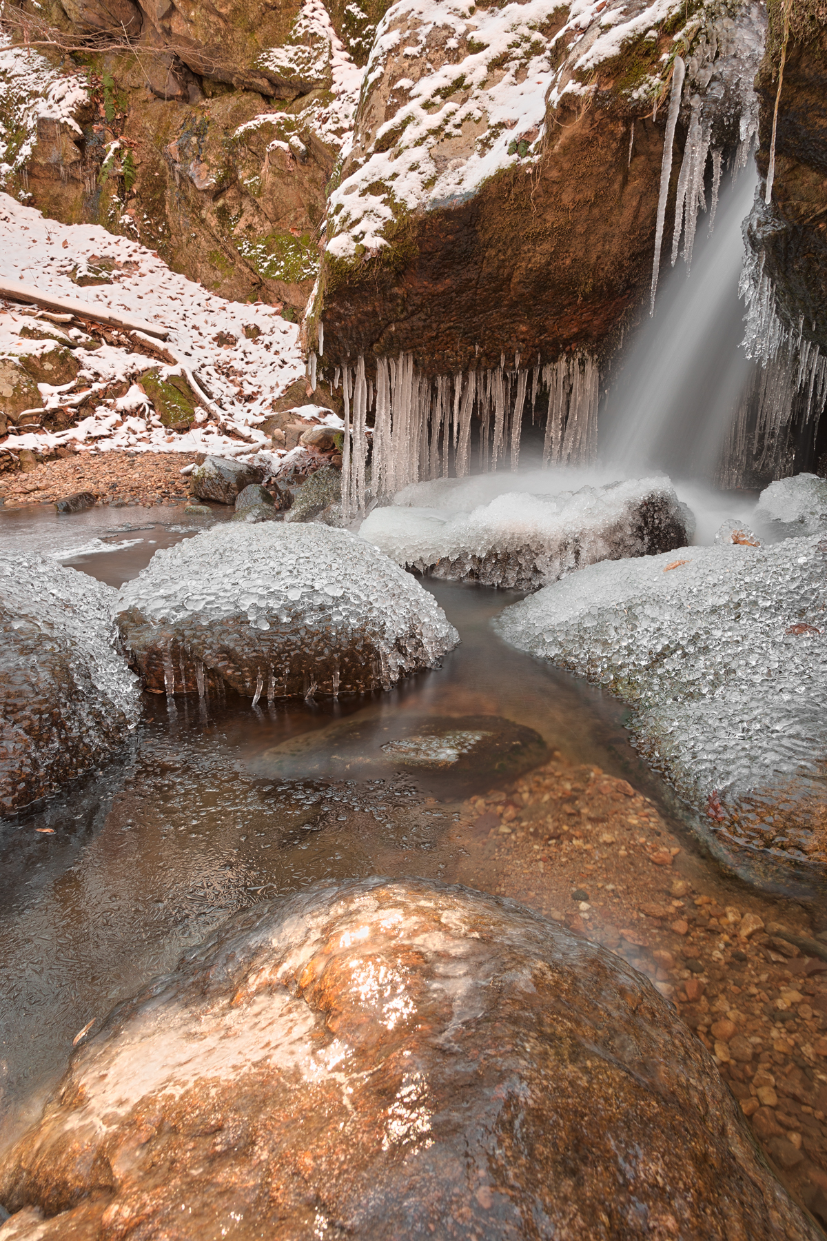 Stream of frozen hope - hdr photo