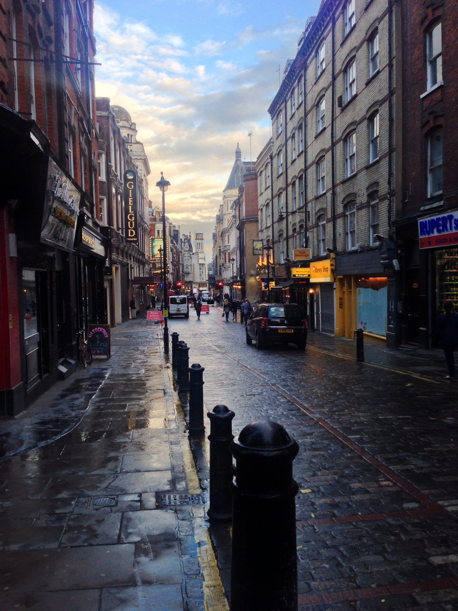 This shot of a London street dusk was the best picture I took on my ...